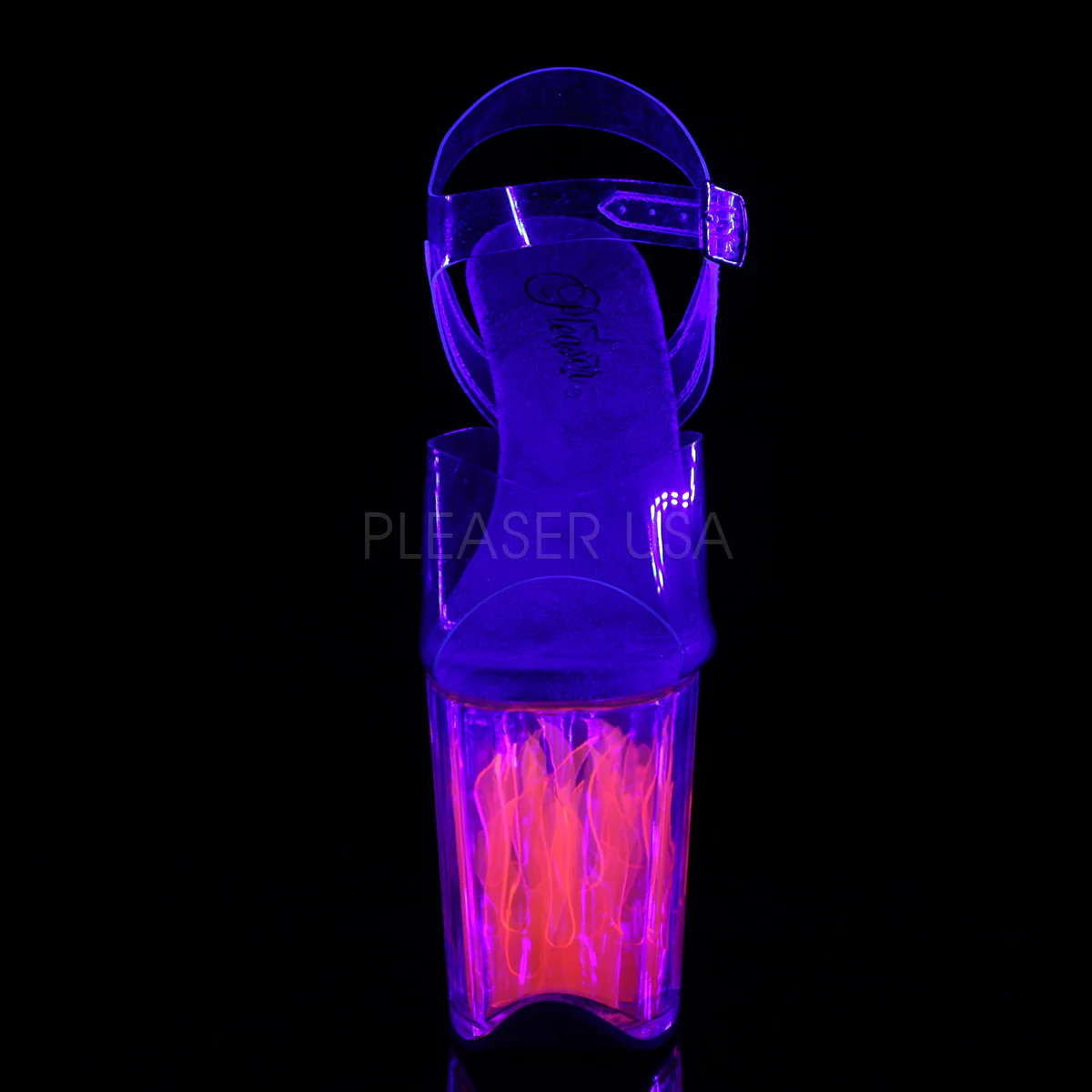 FLAMINGO-808FLM Clear/Clear-Hot Pink - Image 2