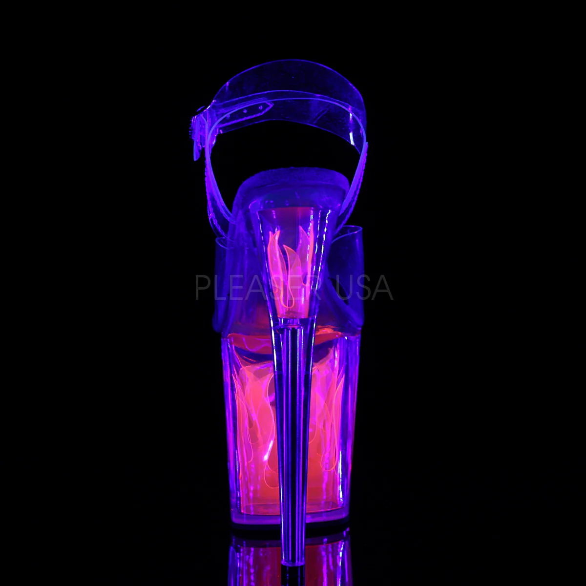 FLAMINGO-808FLM Clear/Clear-Hot Pink - Image 4