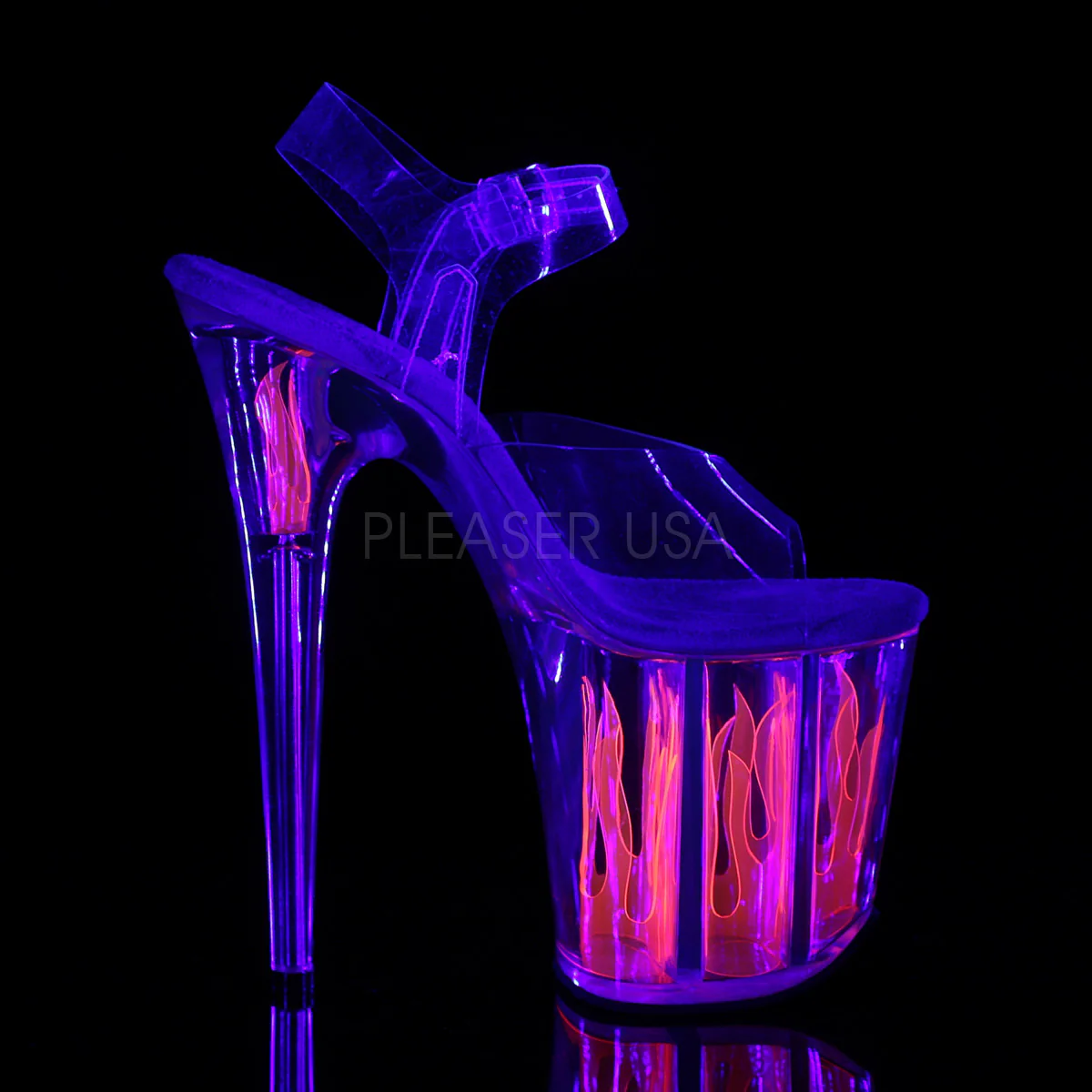 FLAMINGO-808FLM Clear/Clear-Hot Pink - Image 5