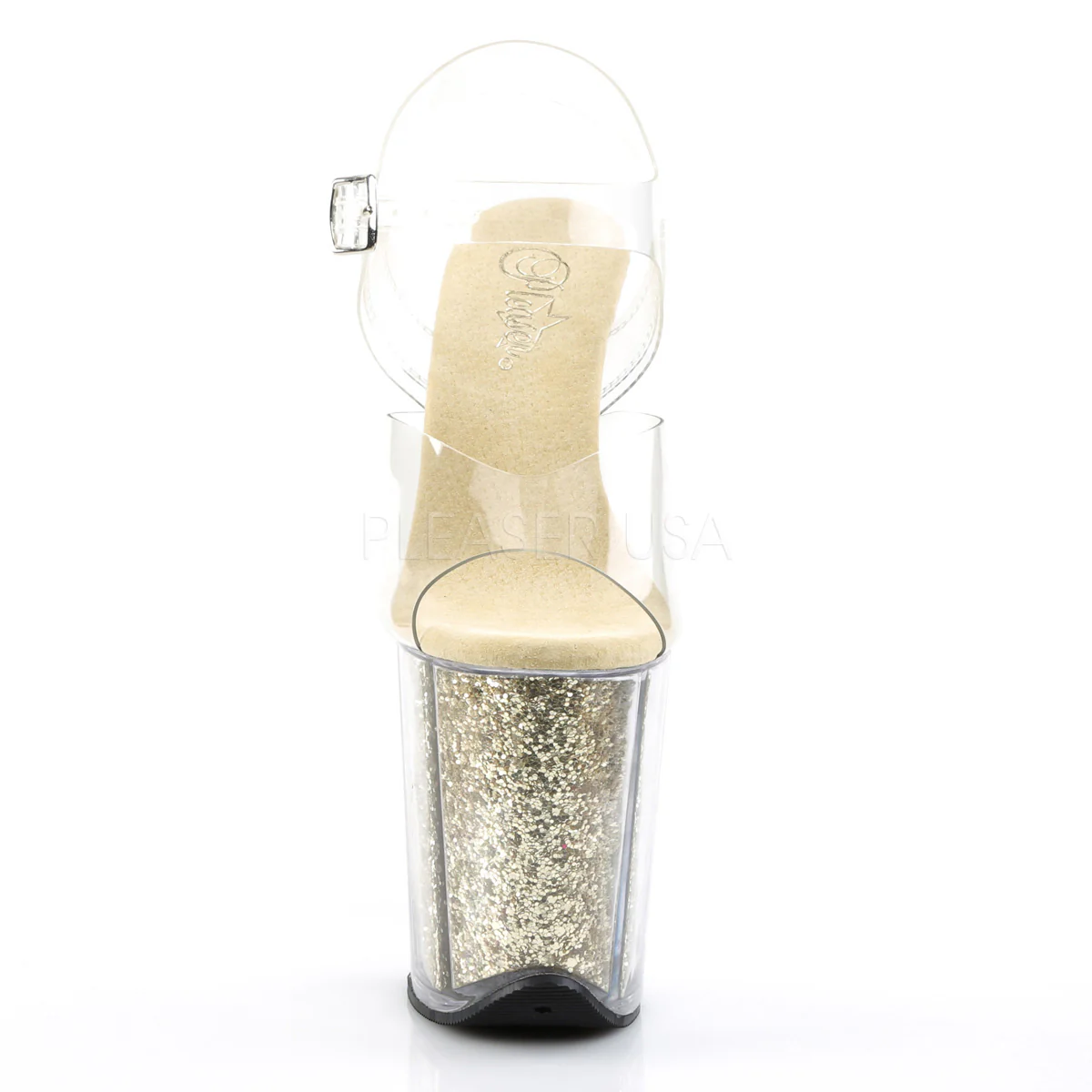 FLAMINGO-808G Clear/Gold Glitter - Image 2
