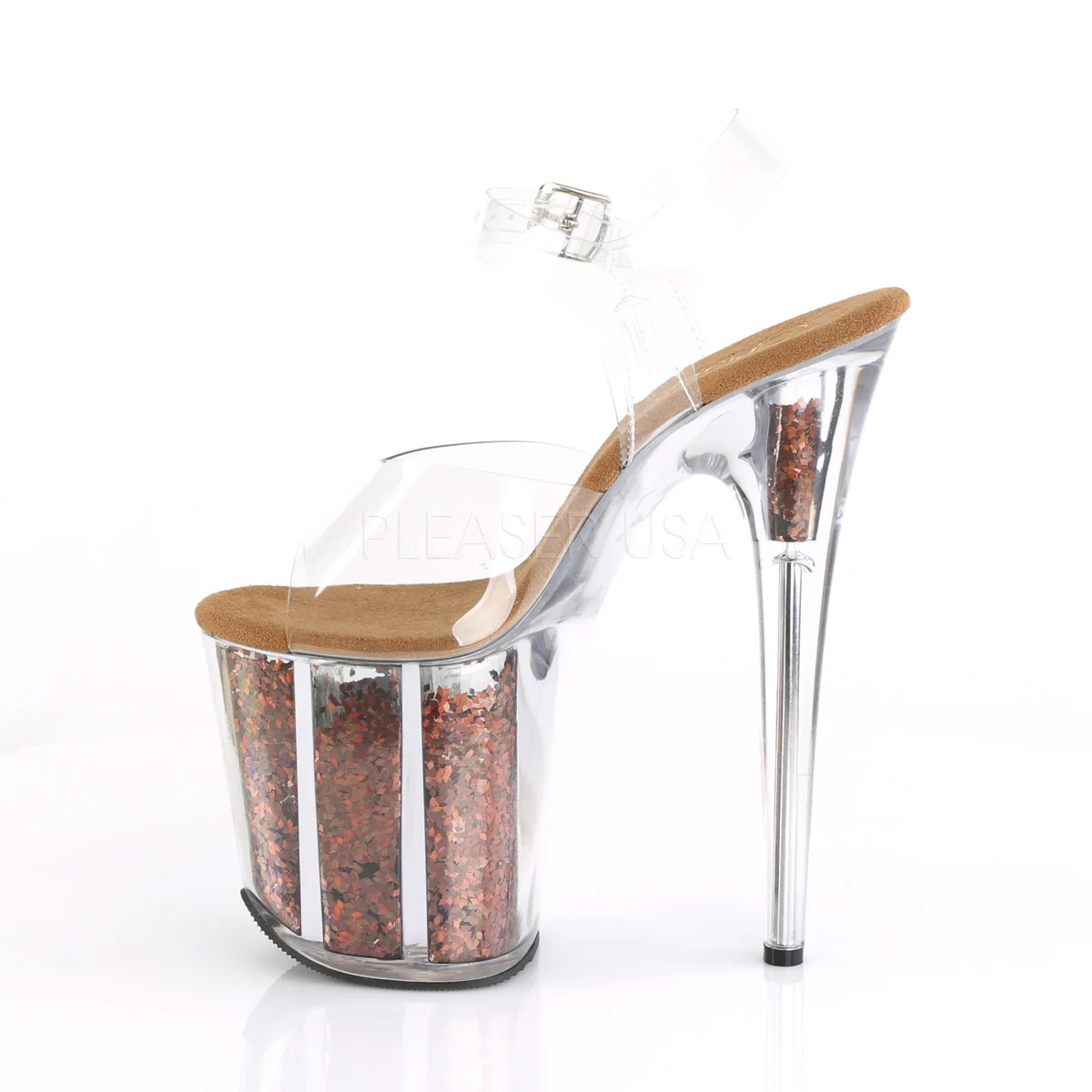 FLAMINGO-808GF  Clear/Brown Multi Glitter - Image 3