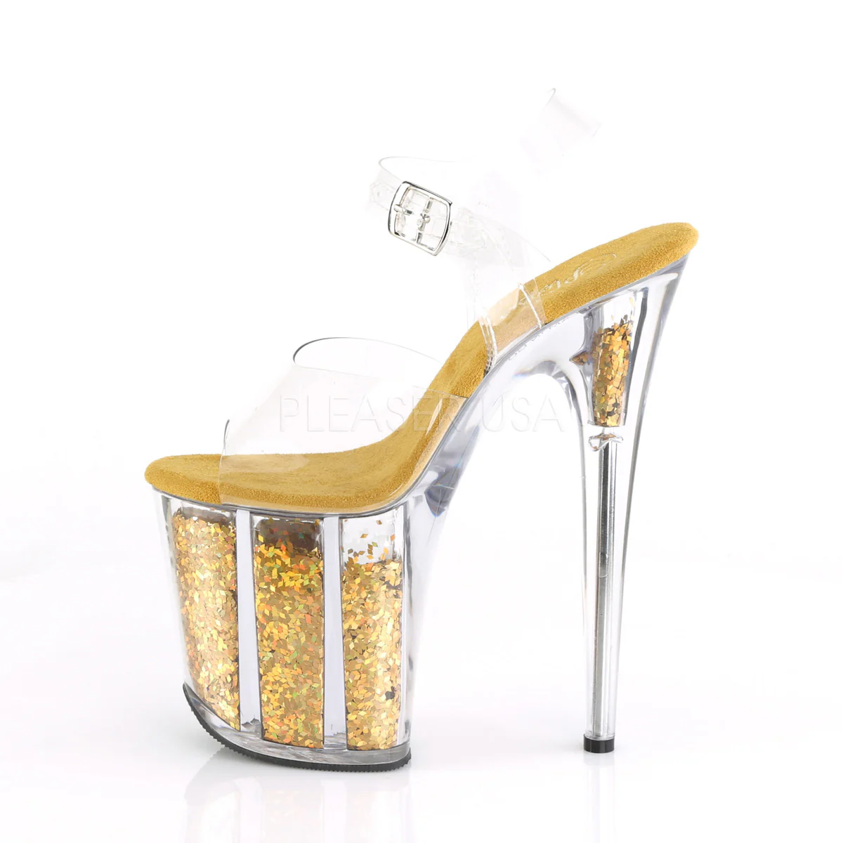 FLAMINGO-808GF  Clear/Gold Multi Glitter - Image 3