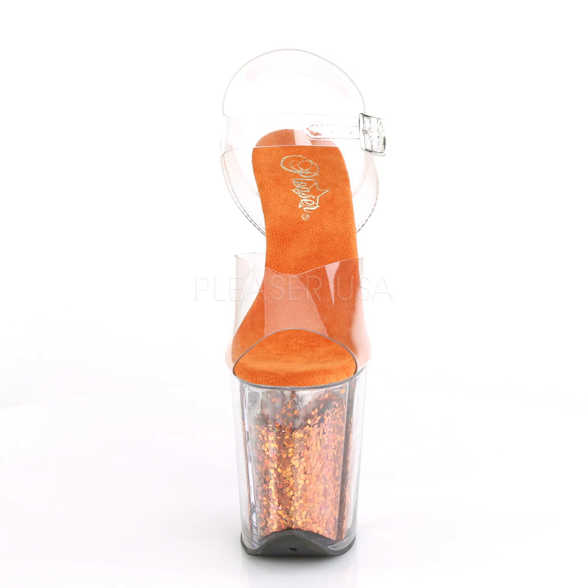 FLAMINGO-808GF  Clear/Orange Multi Glitter - Image 2