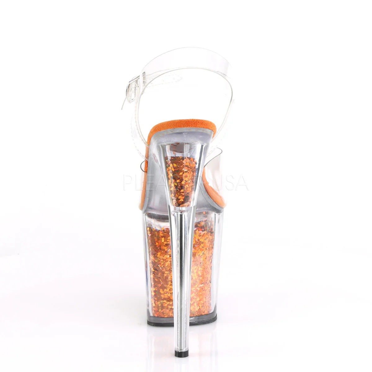 FLAMINGO-808GF  Clear/Orange Multi Glitter - Image 4