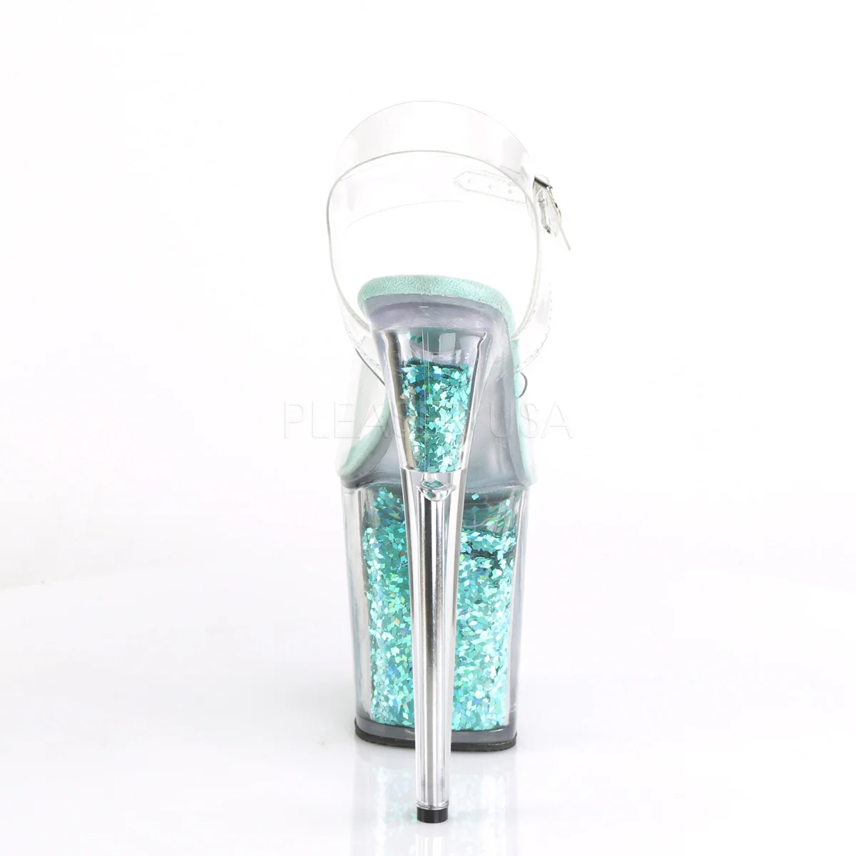 FLAMINGO-808GF  Clear/Turquoise Multi Glitter - Image 4