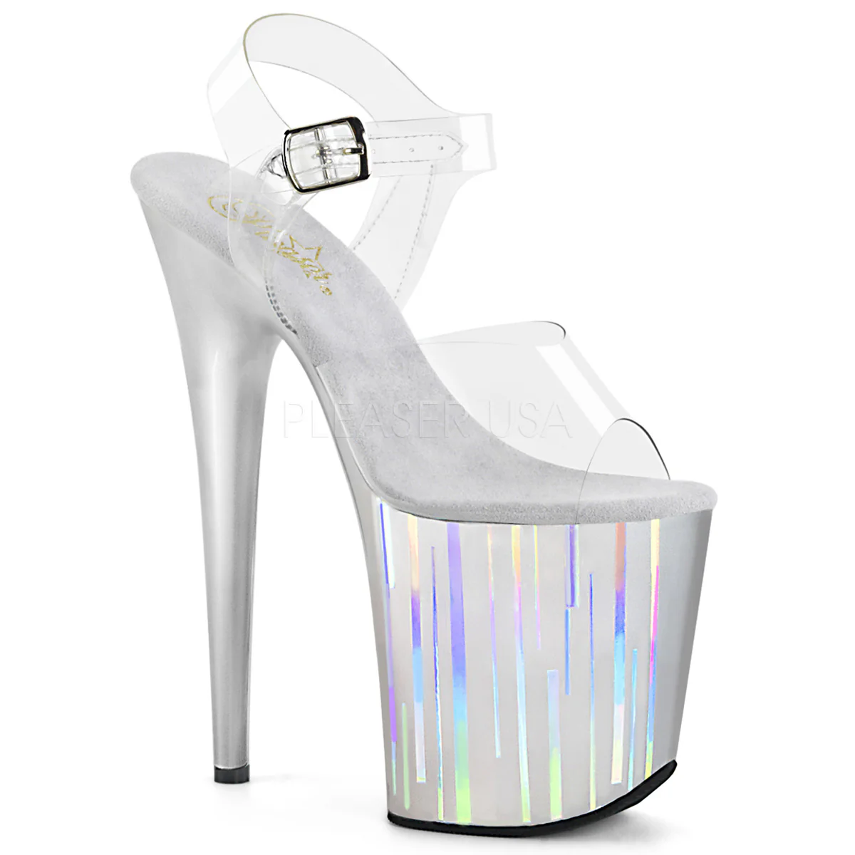 FLAMINGO-808HP-1  Clear/Silver-Silver Hologram