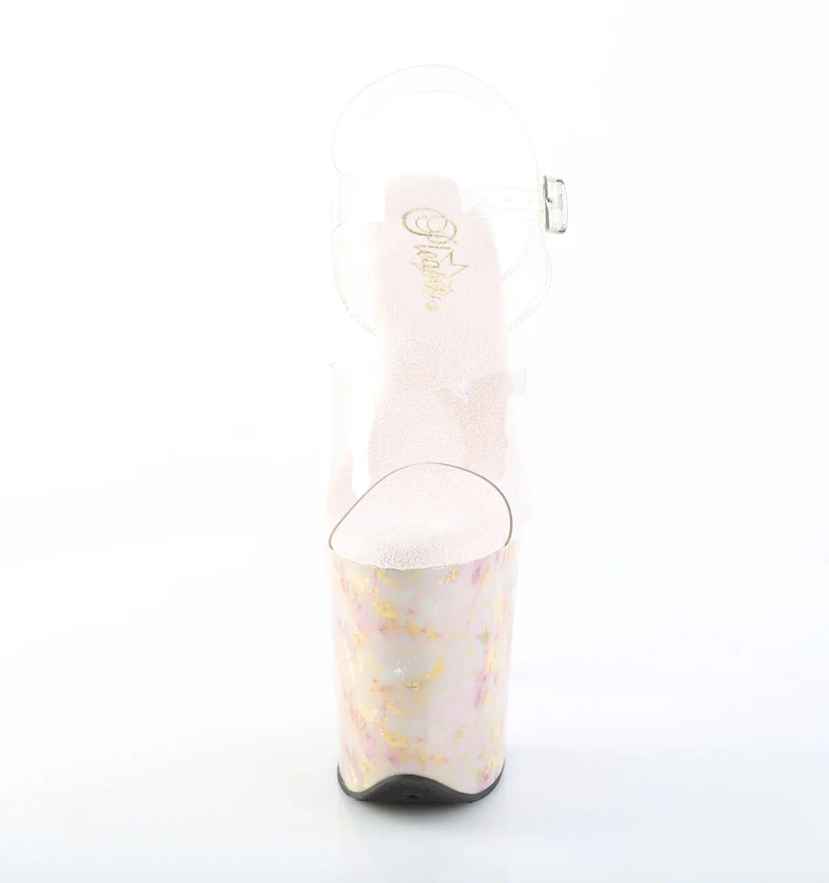 FLAMINGO-808MB  Clear/Blush-Gold Marble - Image 2