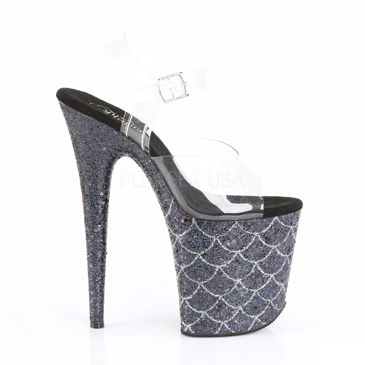 FLAMINGO-808MSLG Clear/Black Multi Glitter - Image 5