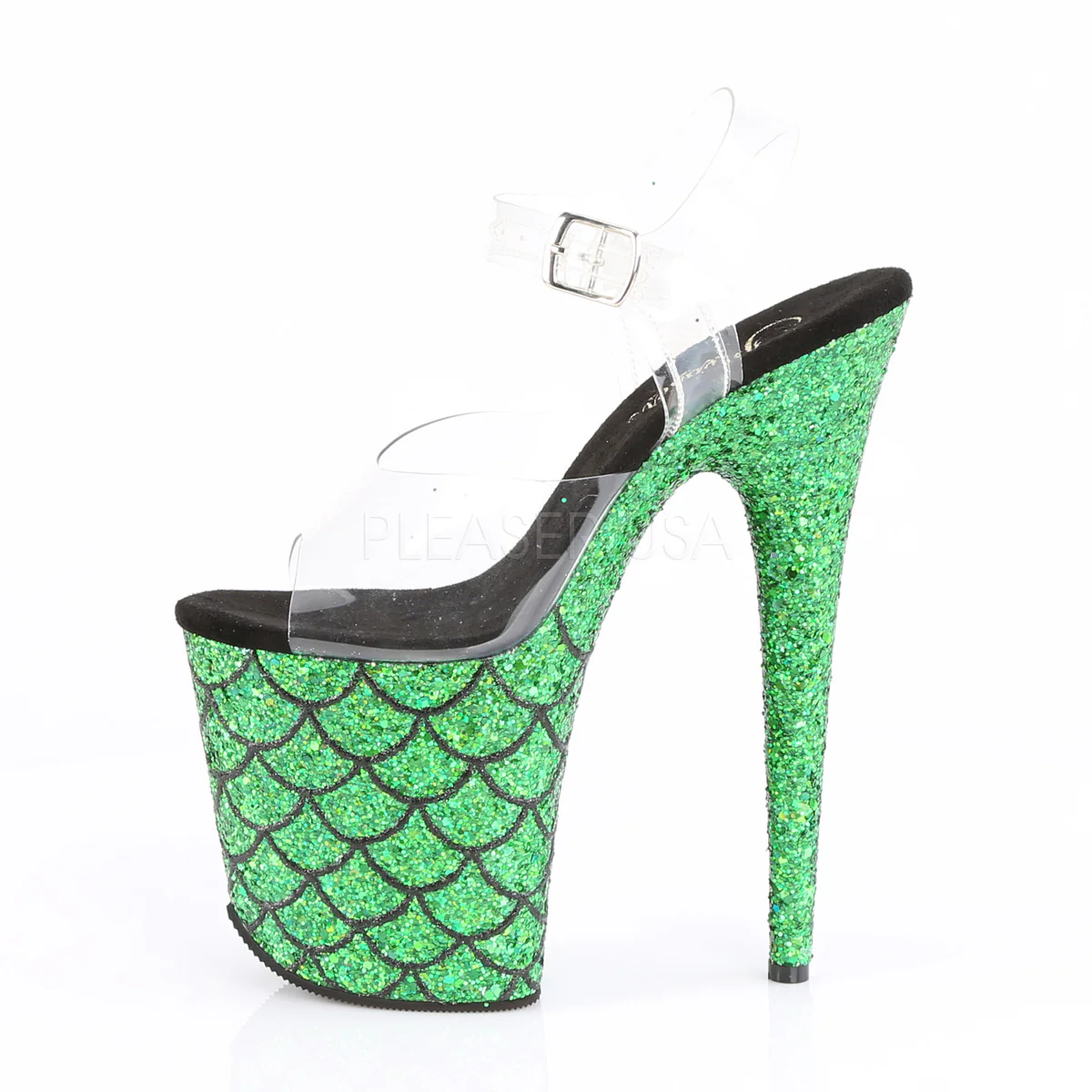 FLAMINGO-808MSLG Clear/Green Multi Glitter - Image 2