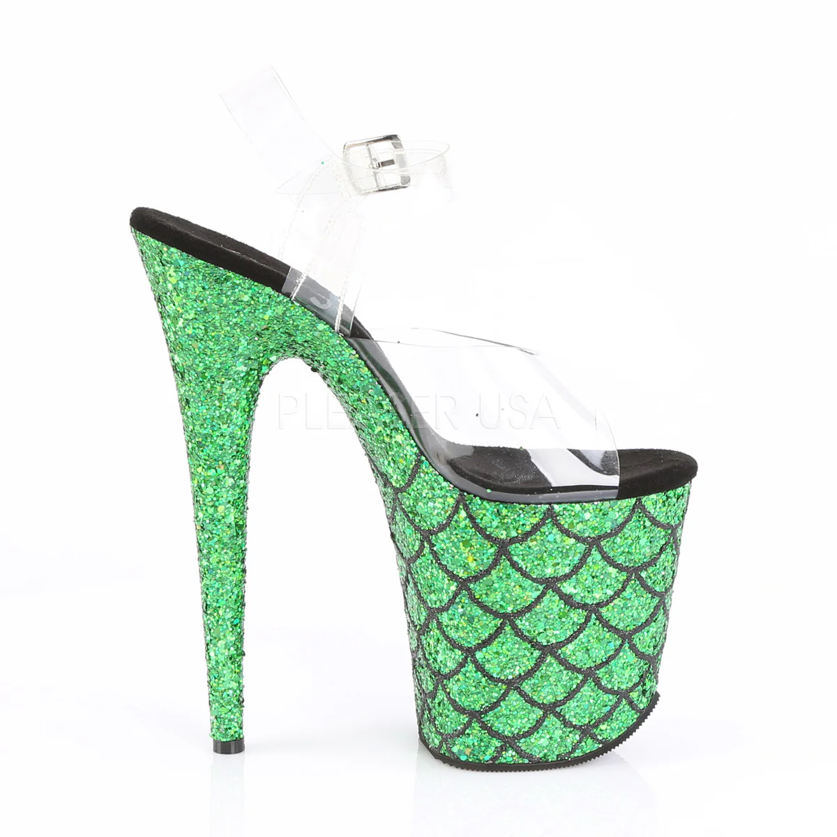 FLAMINGO-808MSLG Clear/Green Multi Glitter - Image 4