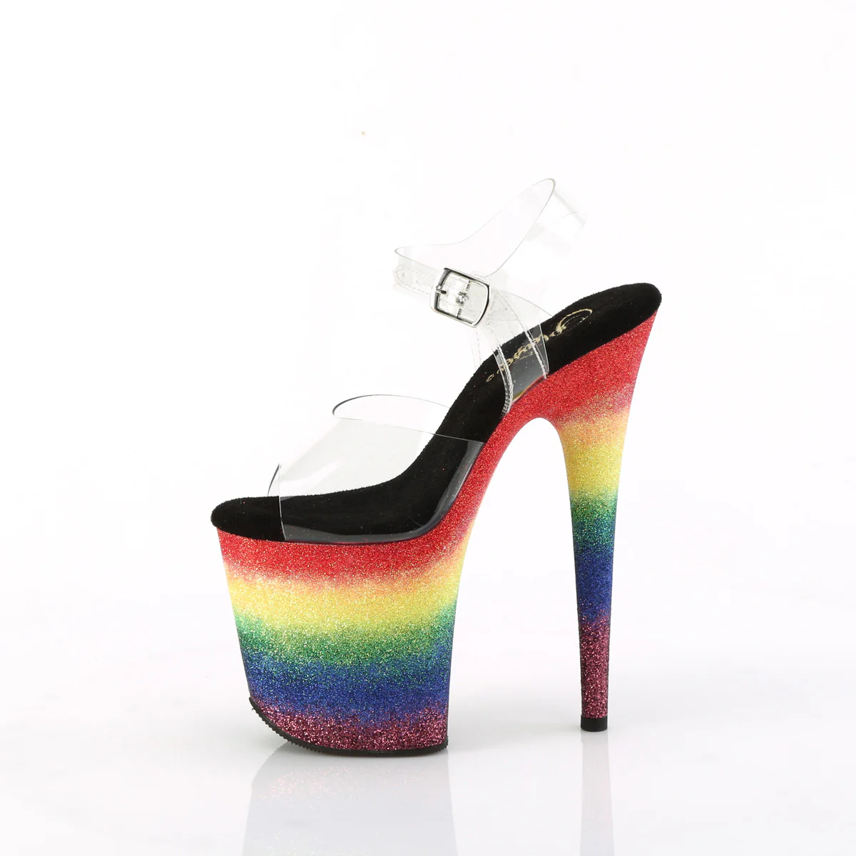 FLAMINGO-808RG-04  Clear/Rainbow Glitter - Image 3