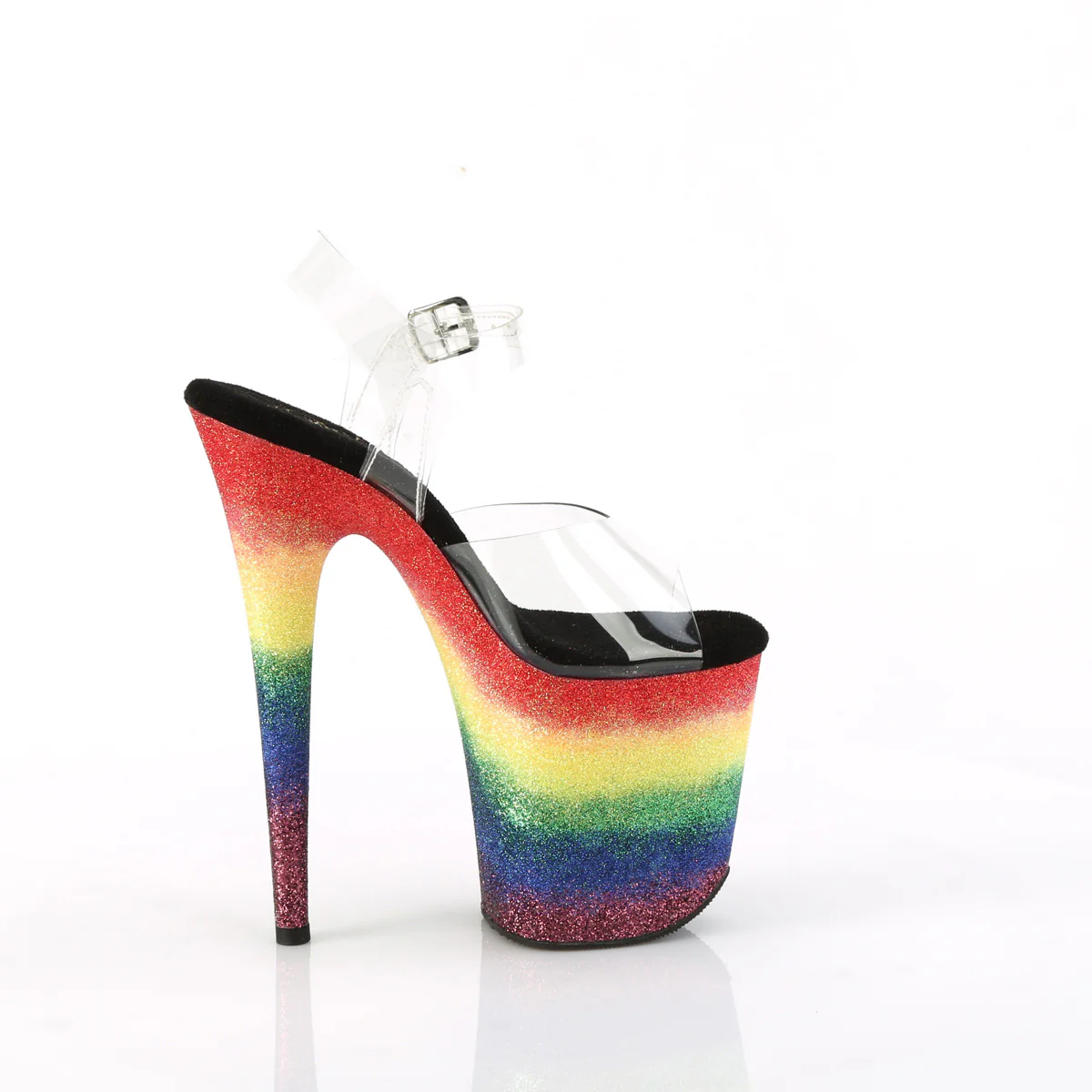 FLAMINGO-808RG-04  Clear/Rainbow Glitter - Image 5