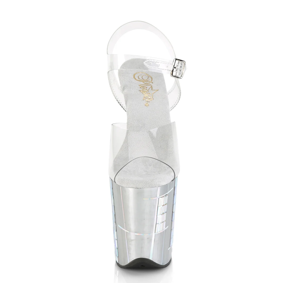 FLAMINGO-808SHAPE-2  Clear/Silver - Image 2