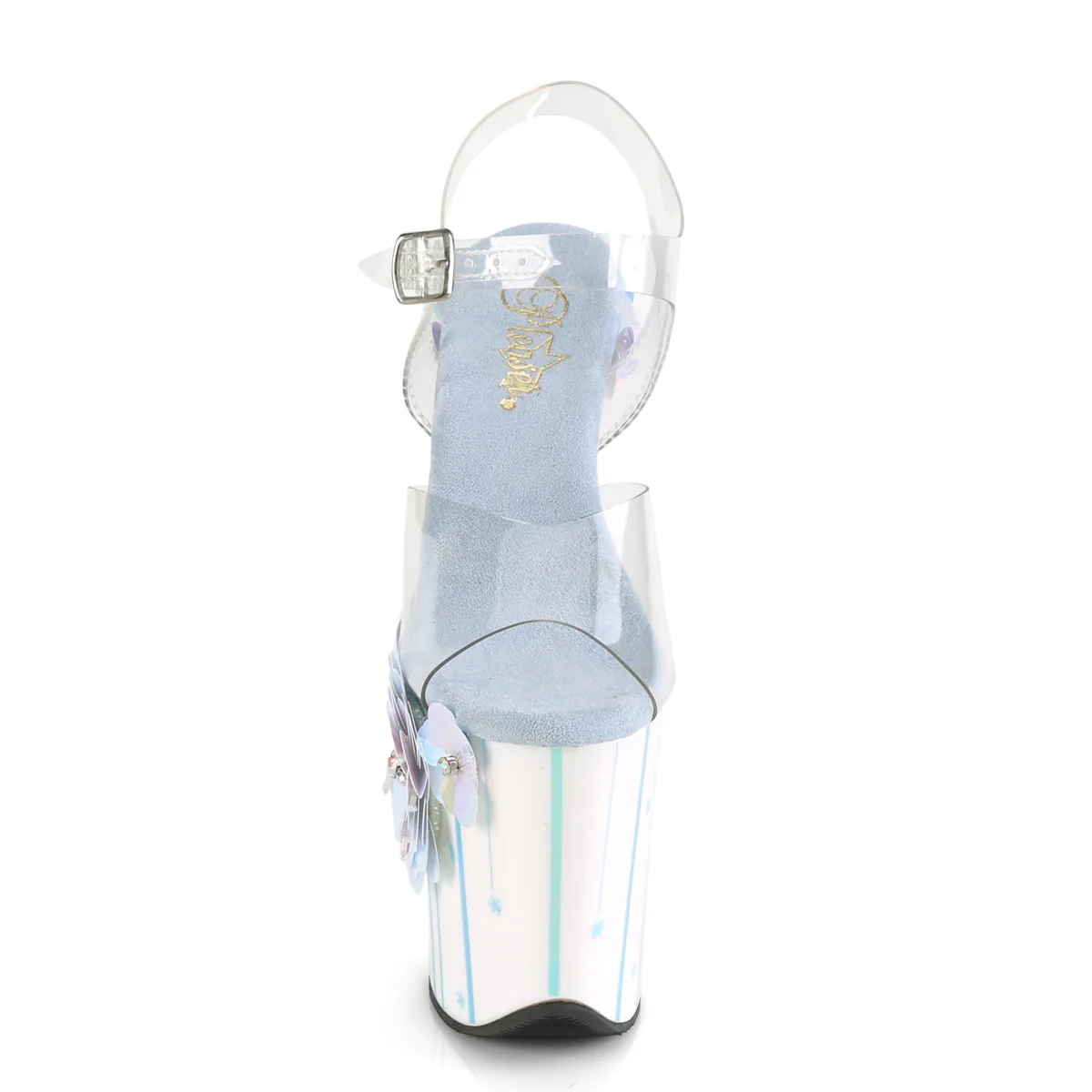 FLAMINGO-808SQFL  Clear/Light Blue Iridescent - Image 2