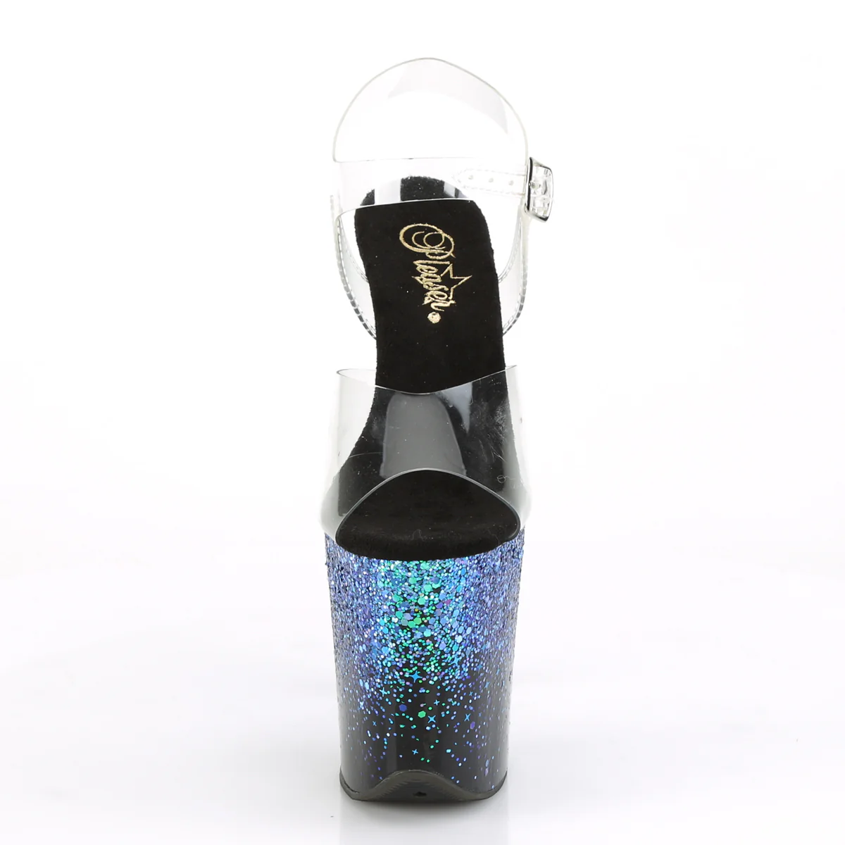 FLAMINGO-808SS Clear/Black-Blue Multi Glitter - Image 2