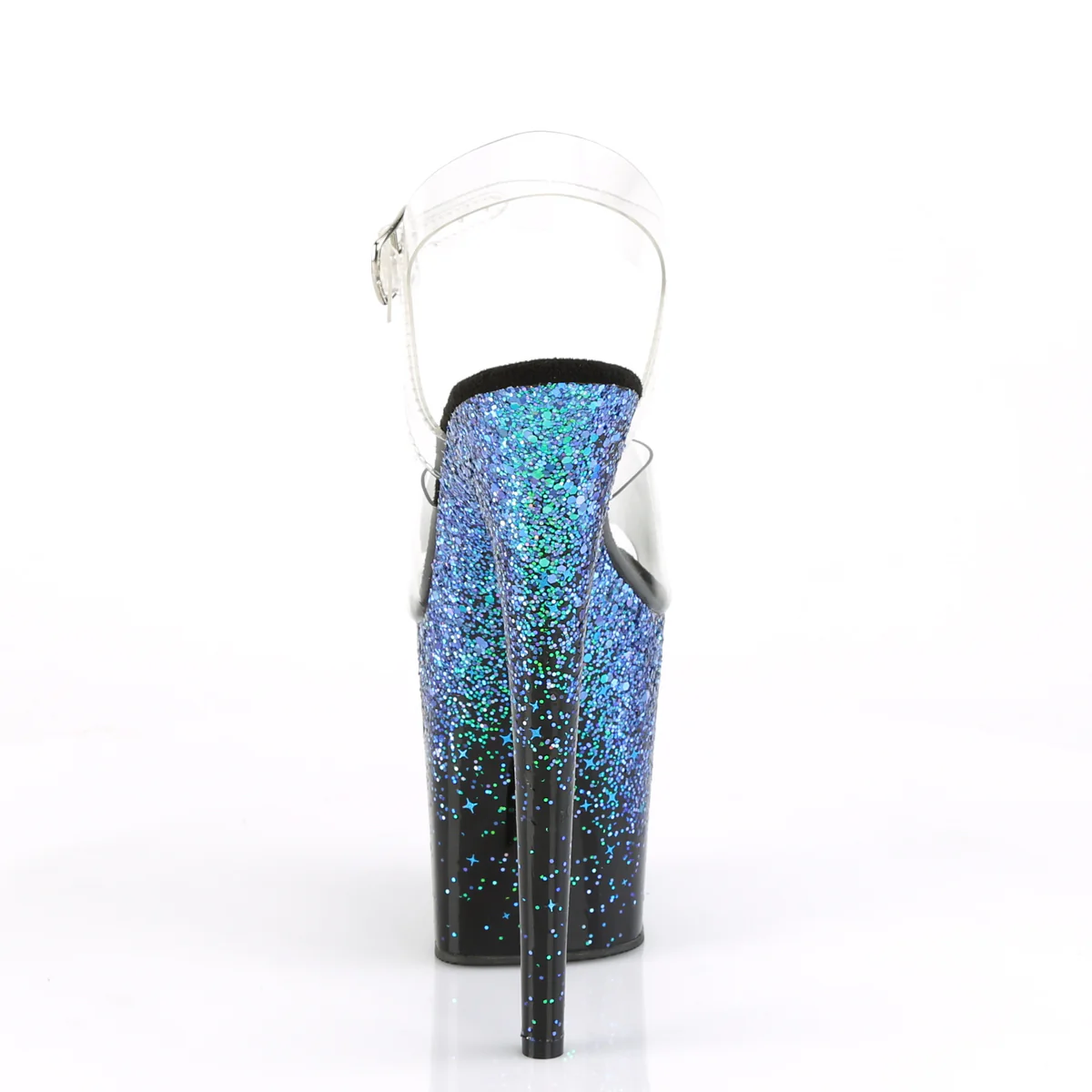 FLAMINGO-808SS Clear/Black-Blue Multi Glitter - Image 4