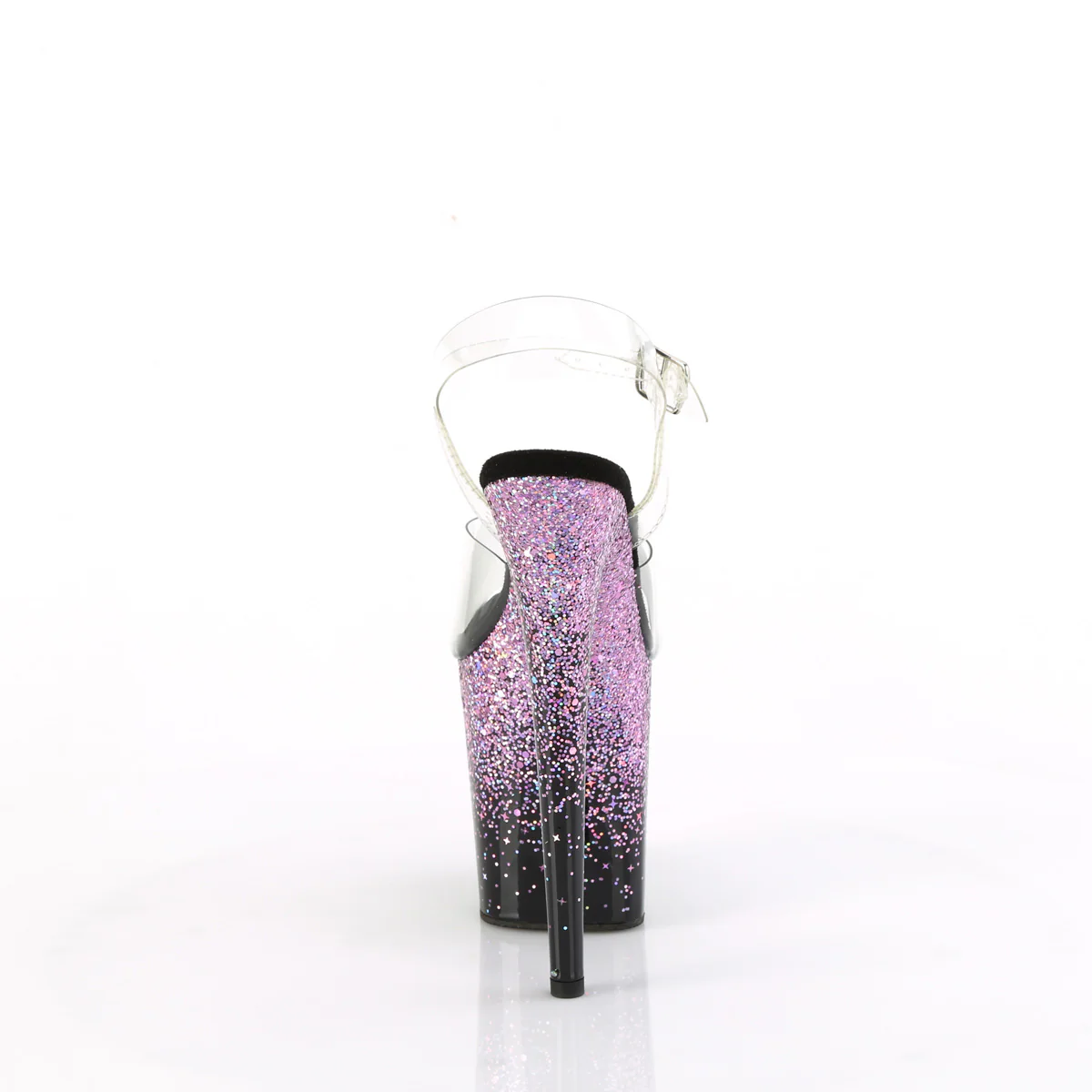 FLAMINGO-808SS  Clear/Black-Purple Multi Glitter - Image 4