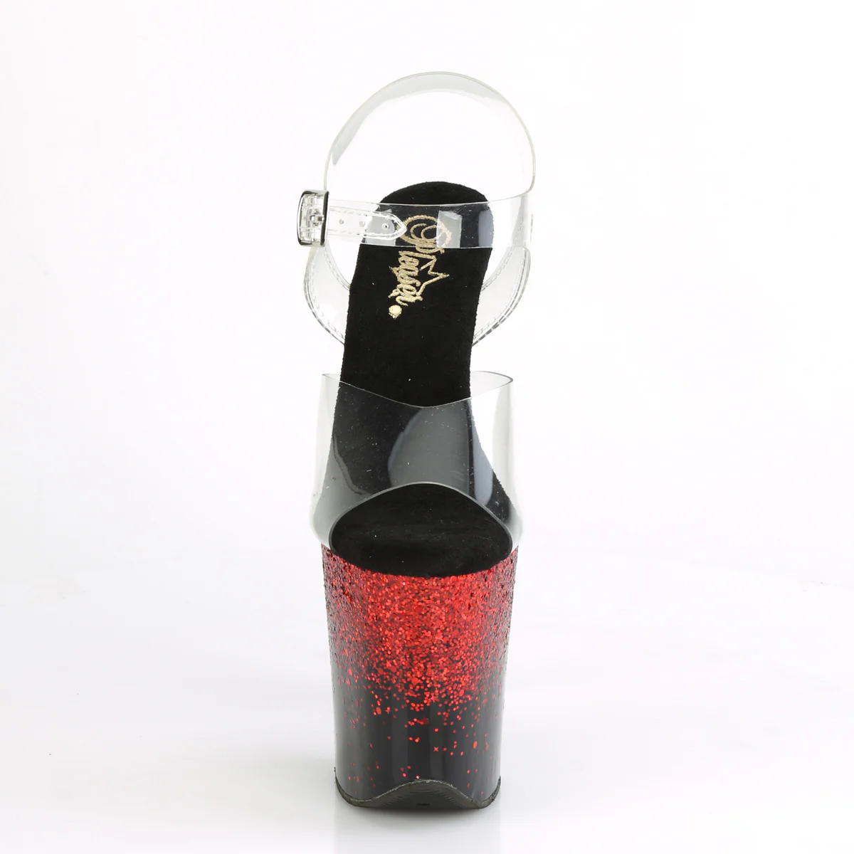 FLAMINGO-808SS  Clear/Black-Red Multi Glitter - Image 2