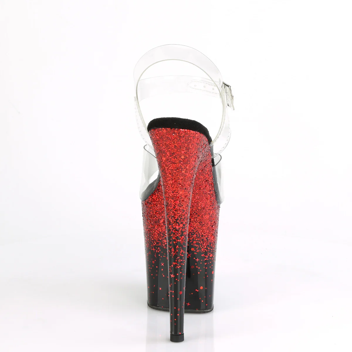 FLAMINGO-808SS  Clear/Black-Red Multi Glitter - Image 4