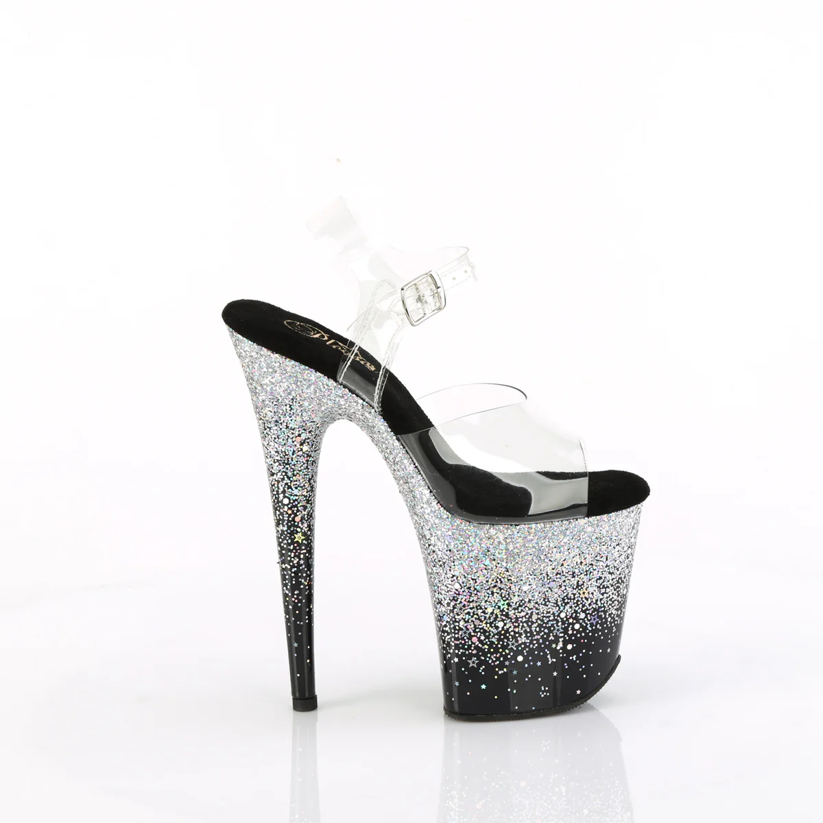 FLAMINGO-808SS  Clear/Black-Silver Multi Glitter - Image 5