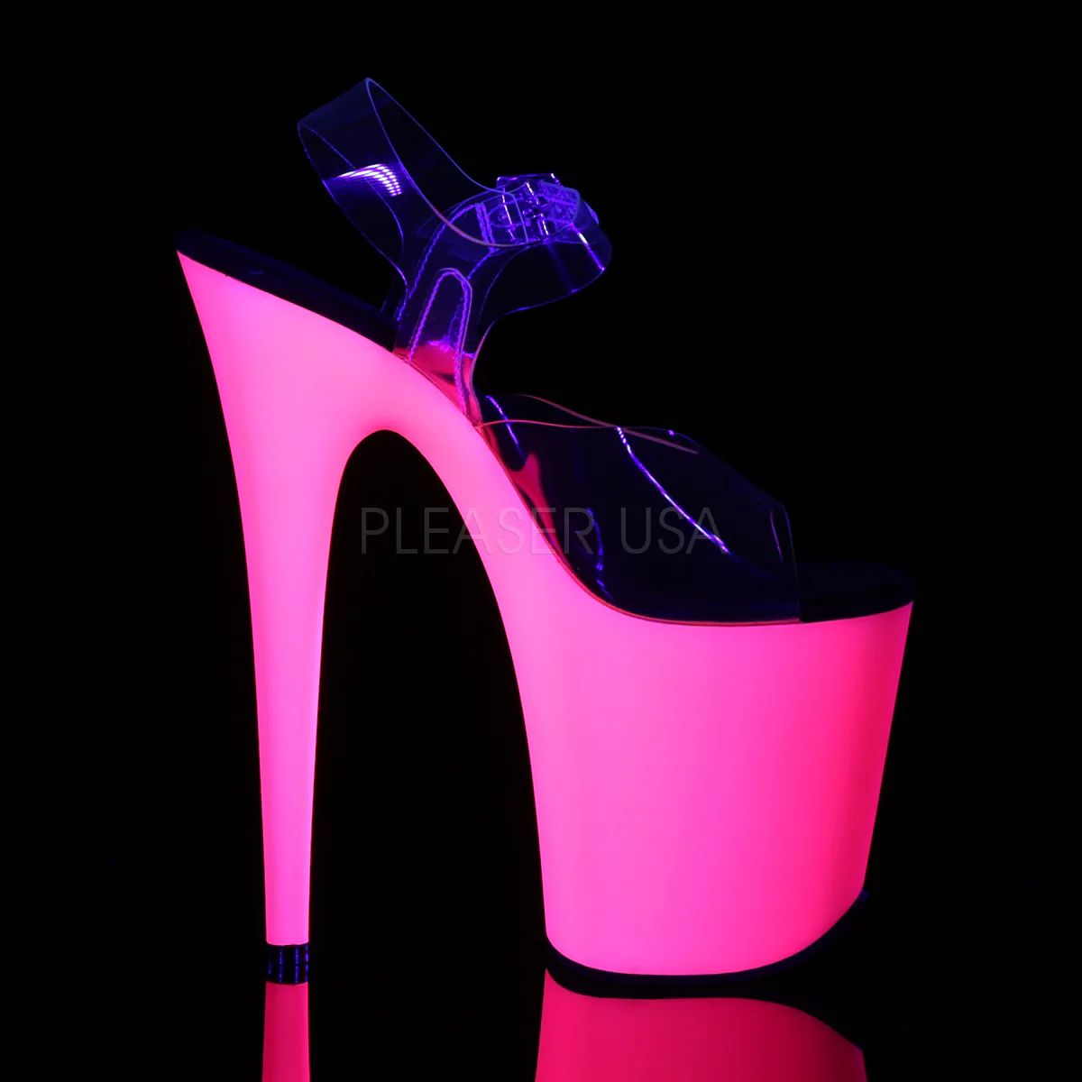 FLAMINGO-808UV  Clear/Neon Pink - Image 5