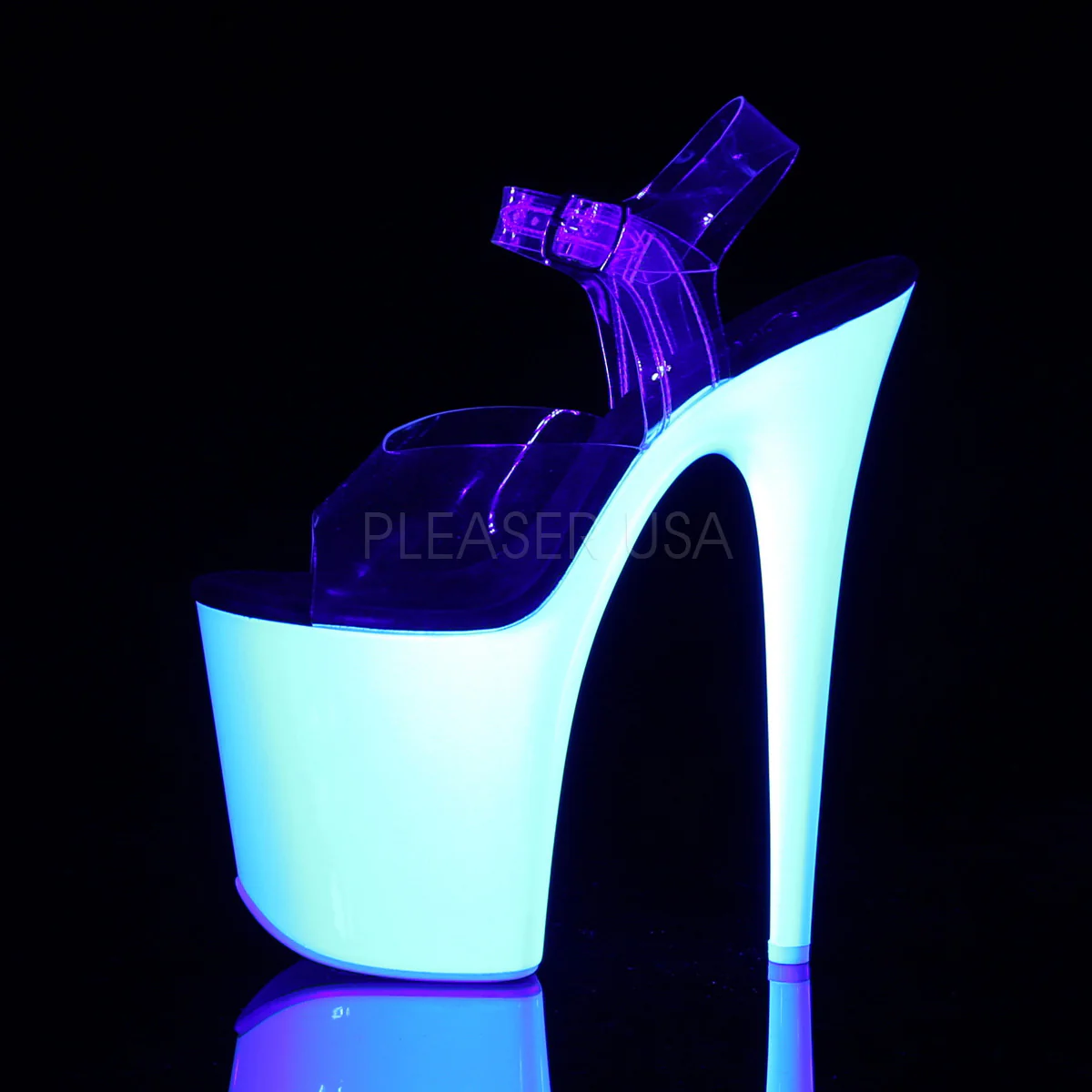 FLAMINGO-808UV  Clear/Neon White - Image 3