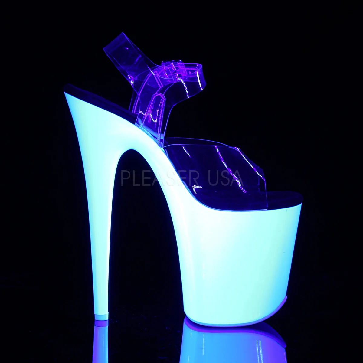 FLAMINGO-808UV  Clear/Neon White - Image 5