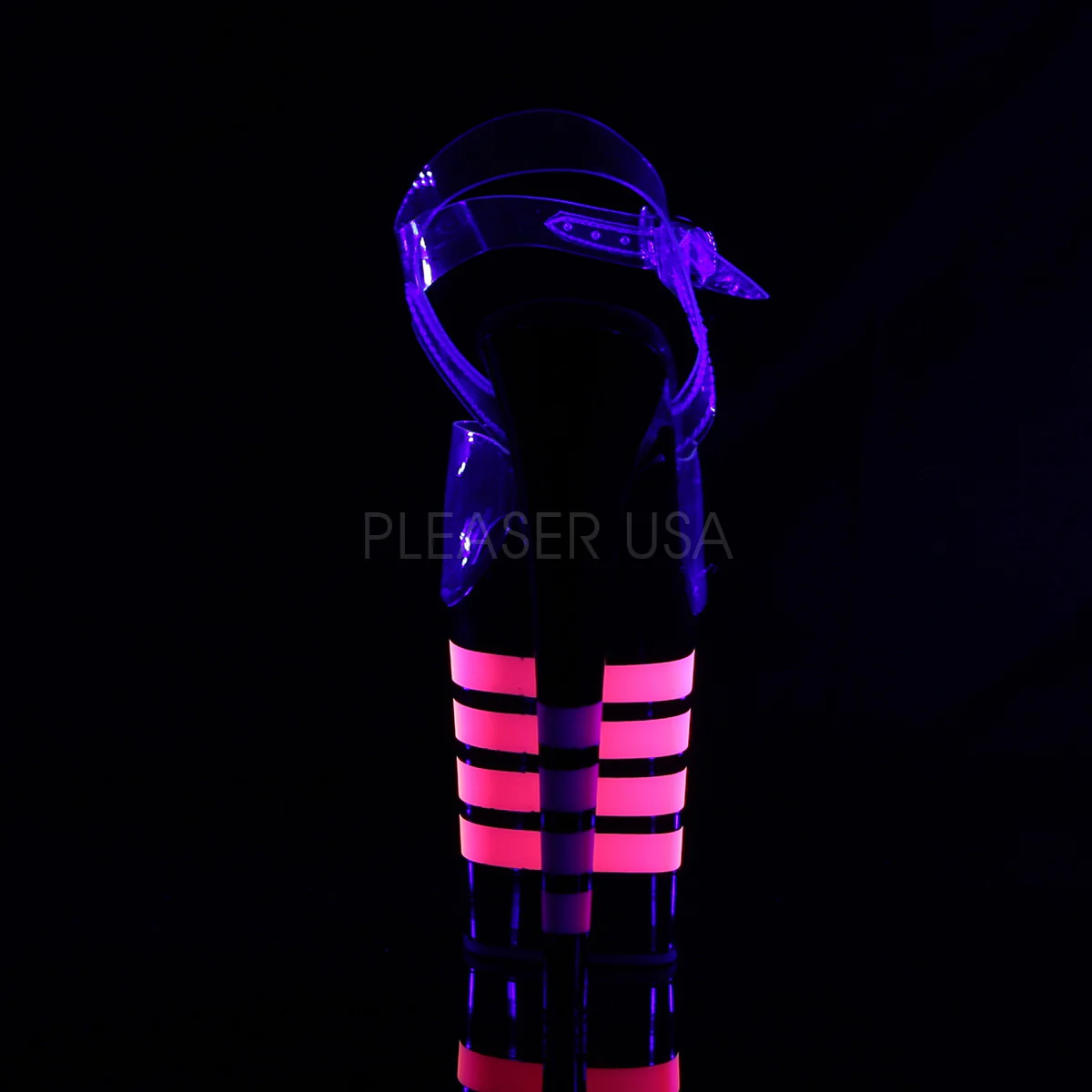 FLAMINGO-808UVLN Clear/Black-Neon Lines - Image 4