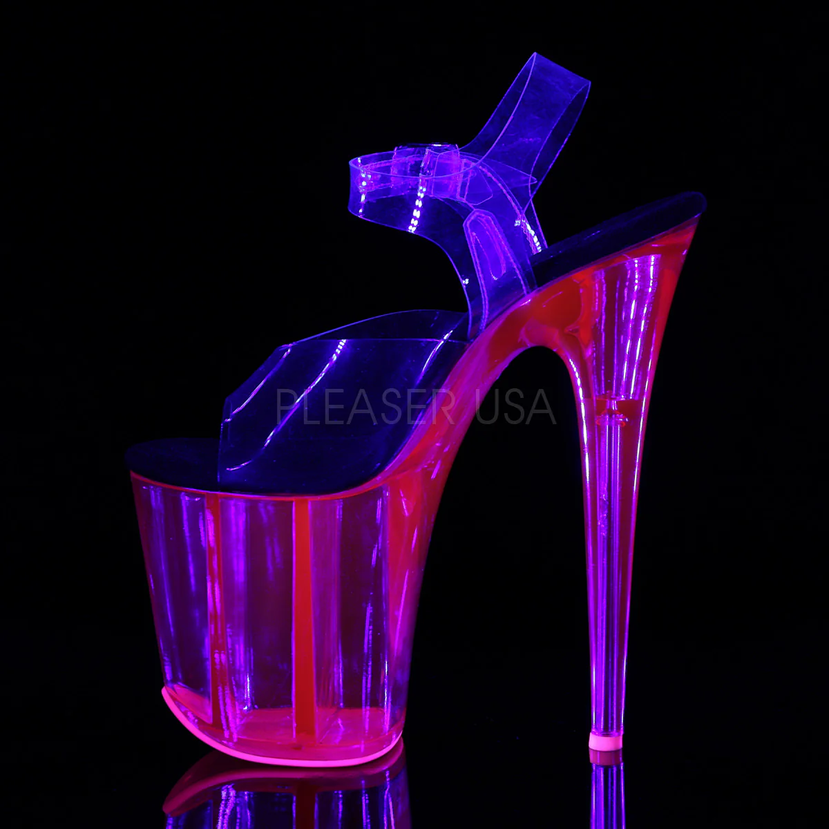 FLAMINGO-808UVT  Clear/Hot Pink Tinted - Image 3