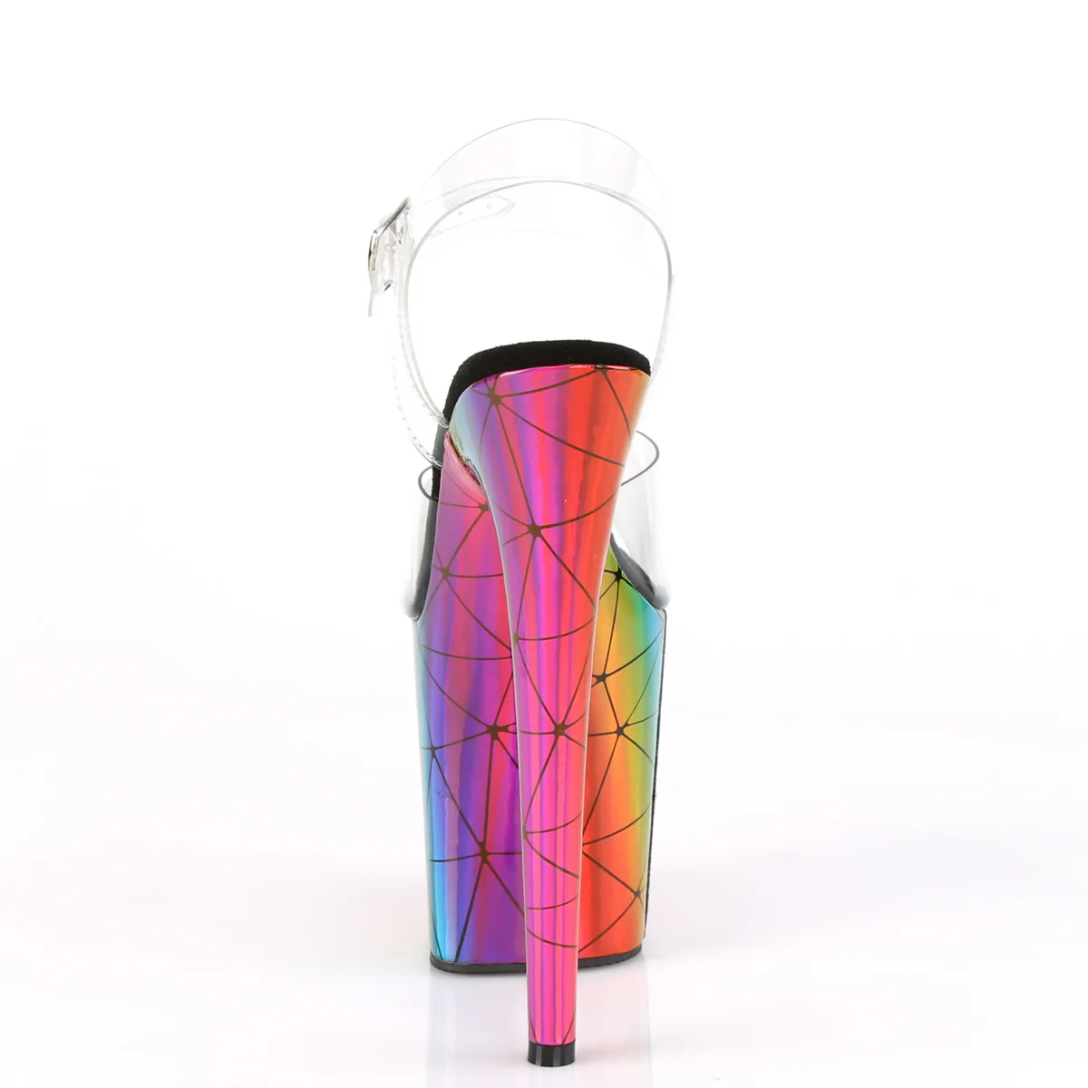 FLAMINGO-808WR  Clear/Laser Rainbow Hologram Wrapped - Image 4