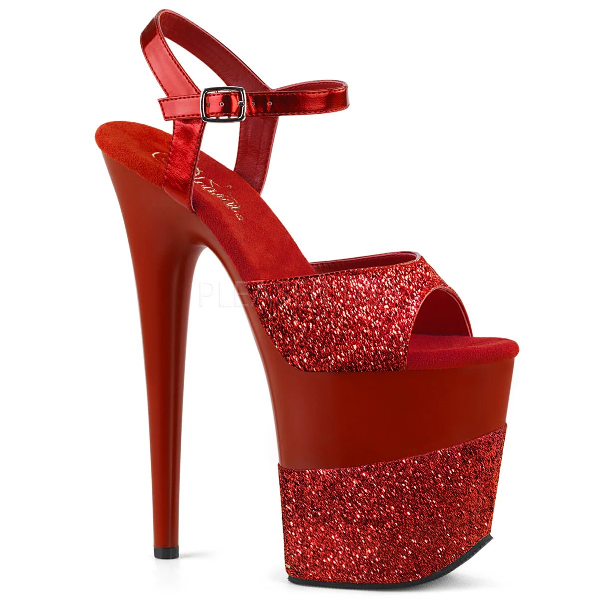 FLAMINGO-809-2G Red Glitter/Red Glitter