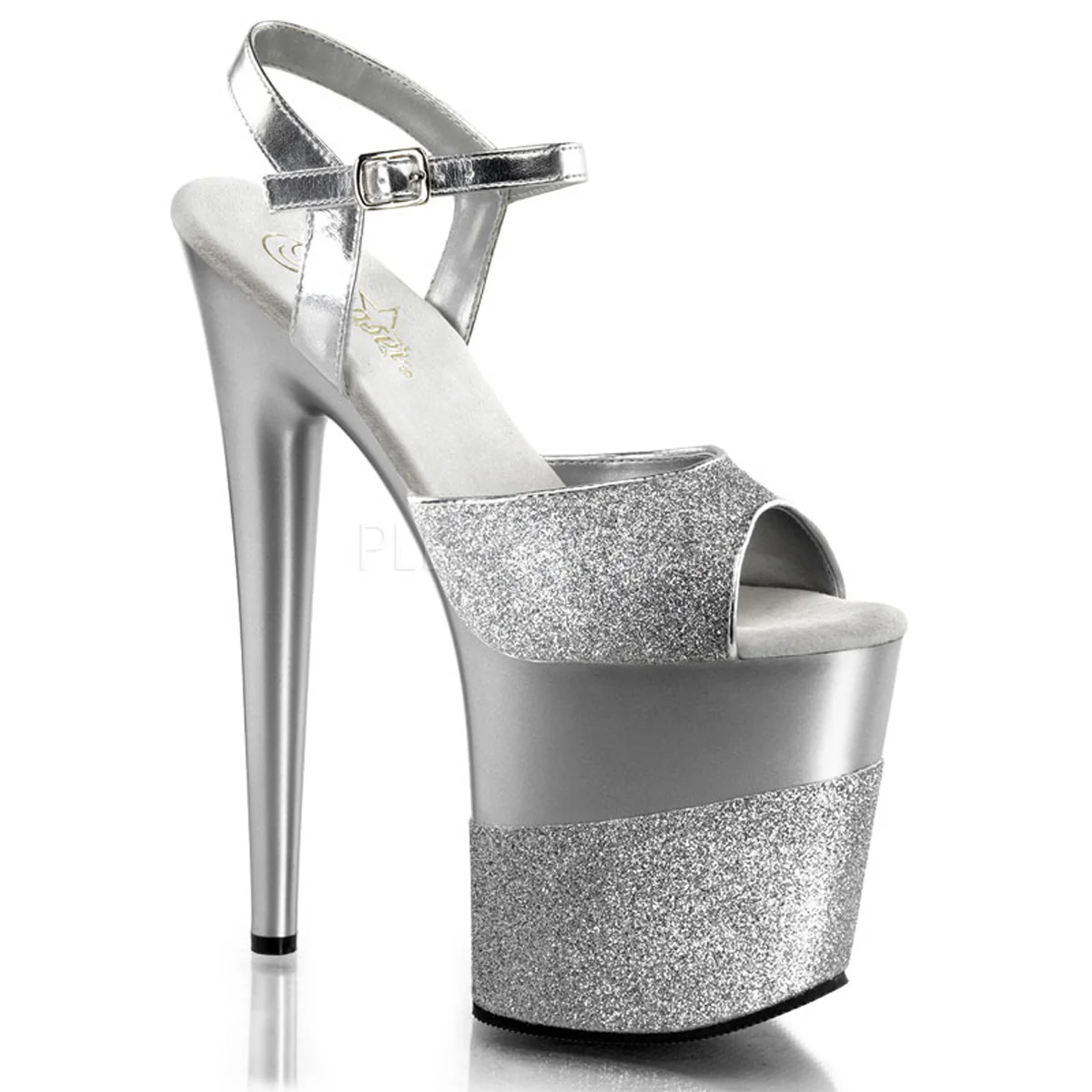 FLAMINGO-809-2G Silver Glitter/Silver-Glitter