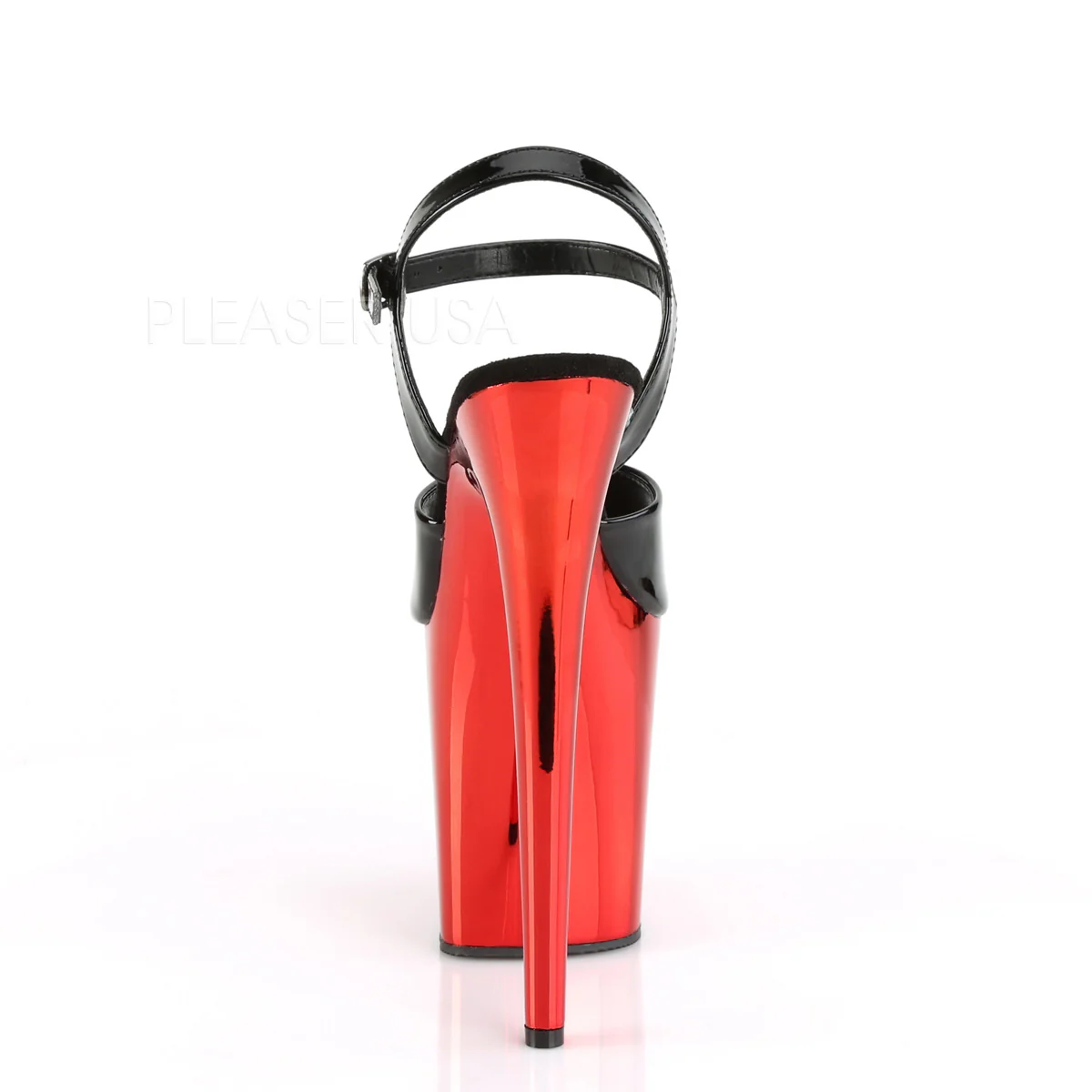 FLAMINGO-809  Black Patent/Red Chrome - Image 4