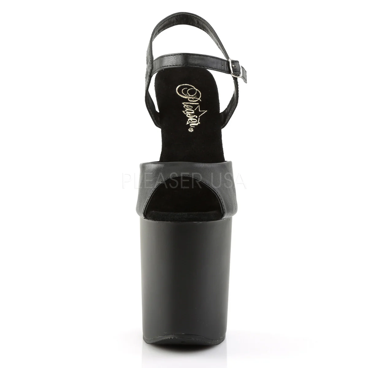 FLAMINGO-809  Black Faux Leather/Black - Image 2