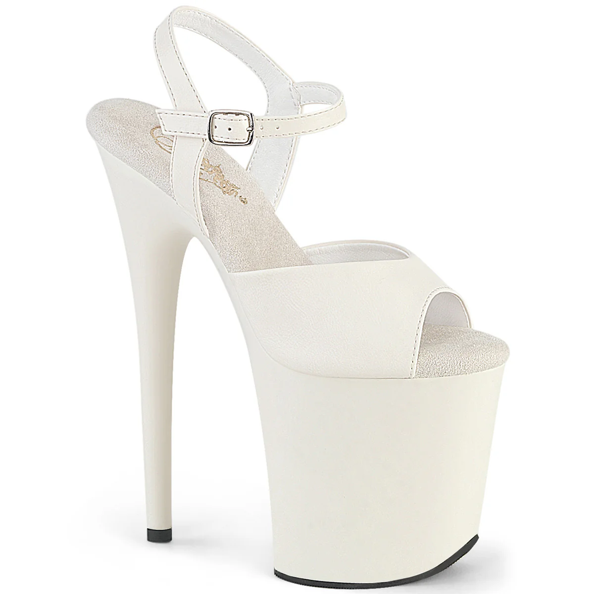 FLAMINGO-809 Off-White Faux Leather/Off-White Matte