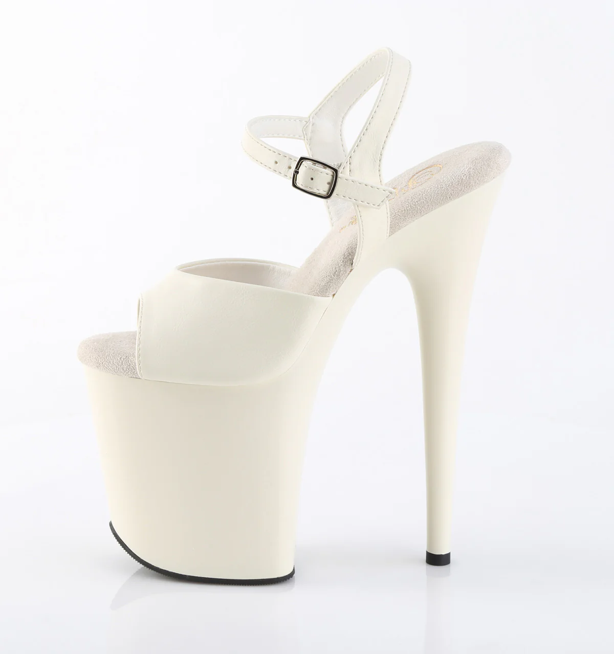 FLAMINGO-809 Off-White Faux Leather/Off-White Matte - Image 3