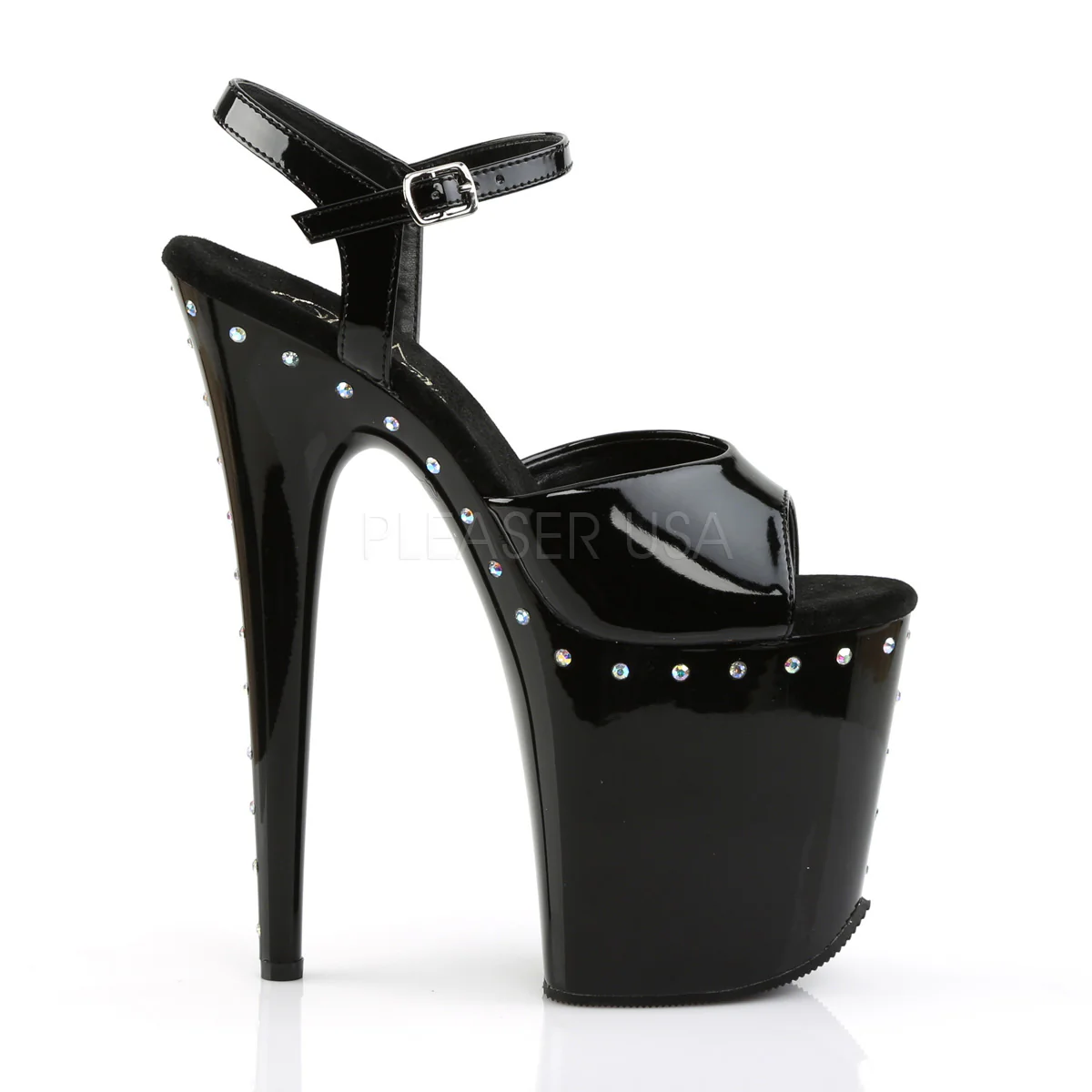 FLAMINGO-809ABLS  Black Patent/Black - Image 5