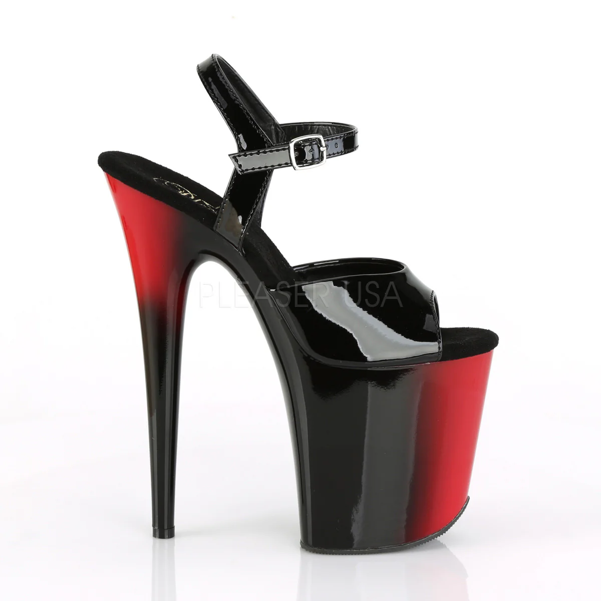 FLAMINGO-809BR Black Patent/Red-Black - Image 4