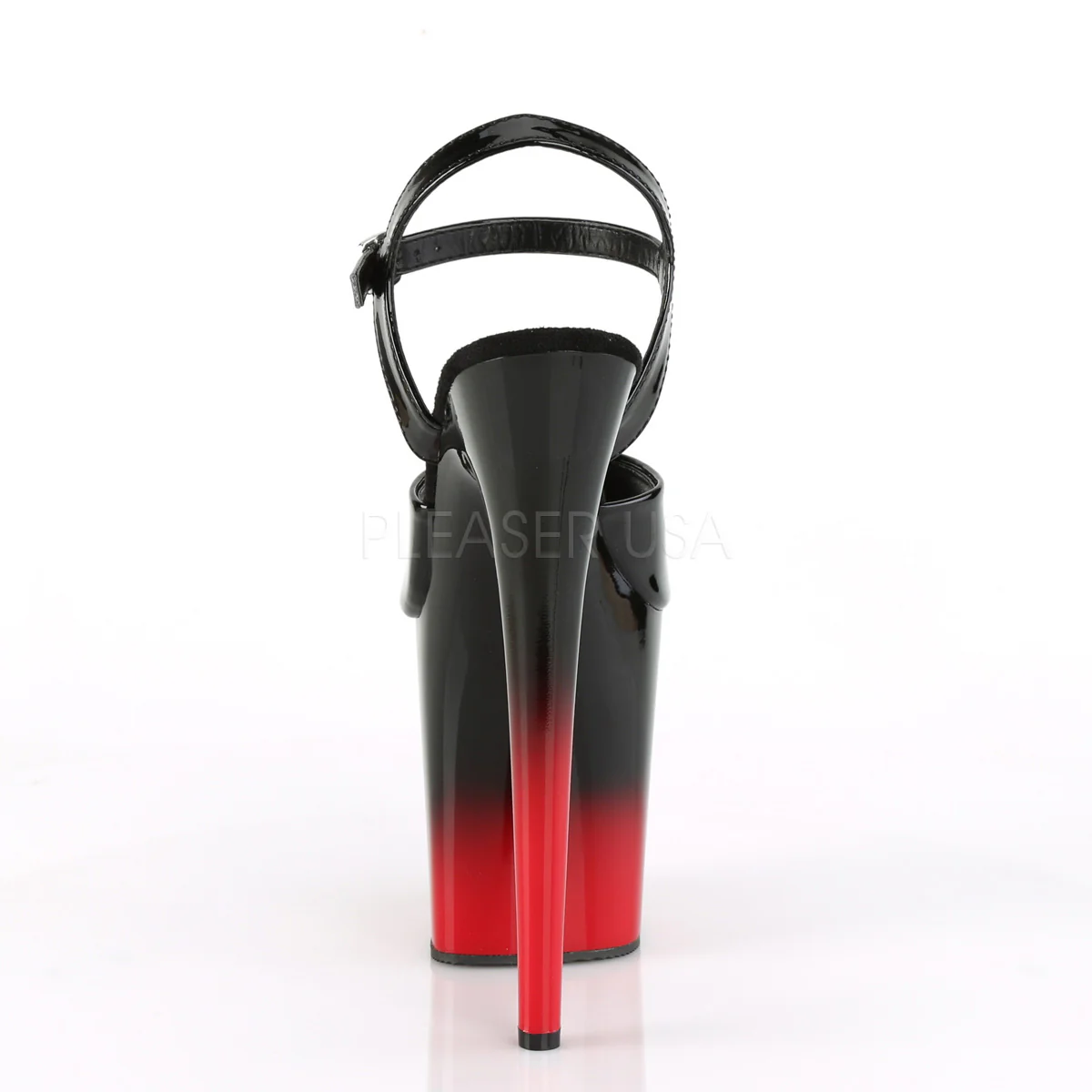 FLAMINGO-809BR-H Black Patent/Black-Red - Image 3