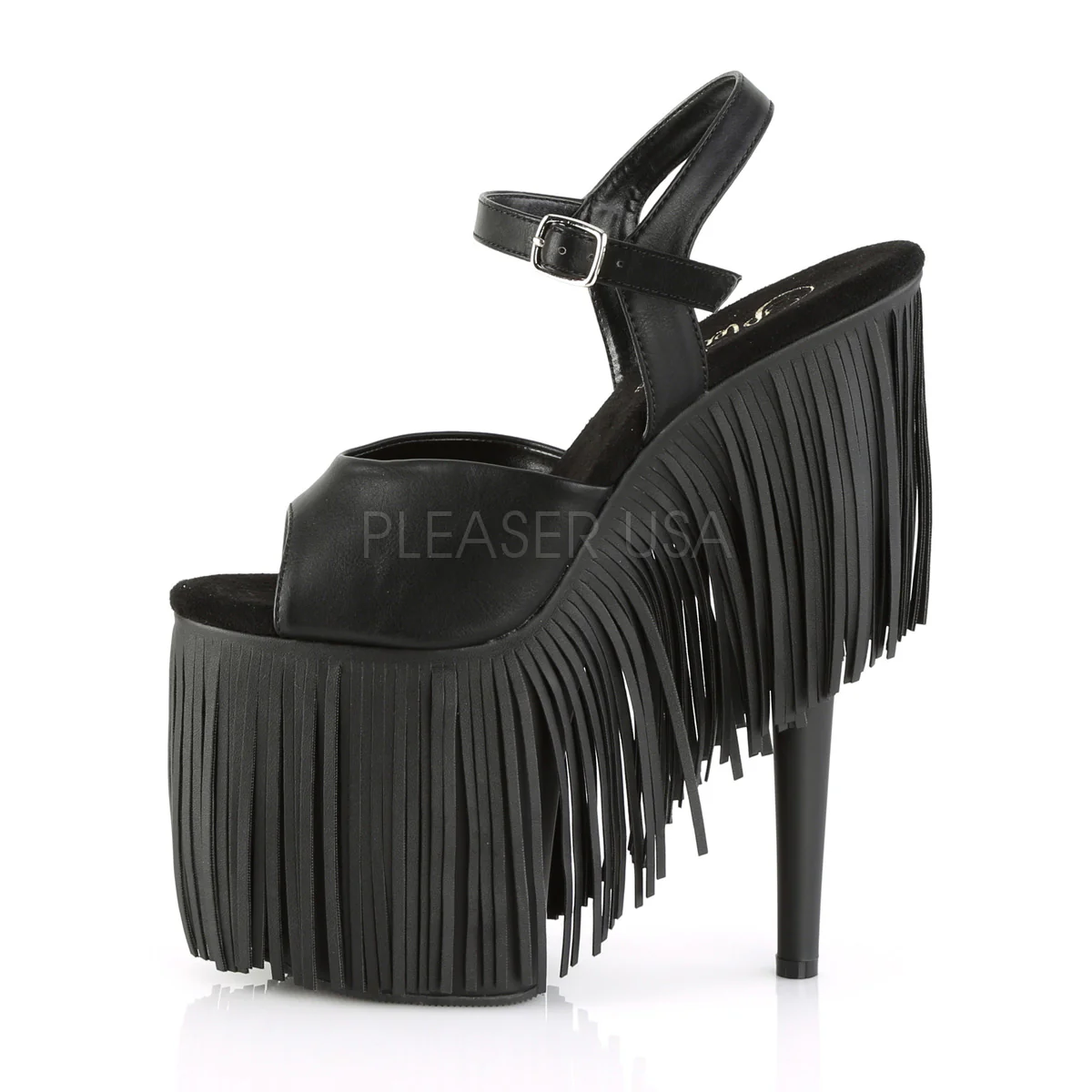 FLAMINGO-809FRG Black Faux Leather/Black Matte - Image 2
