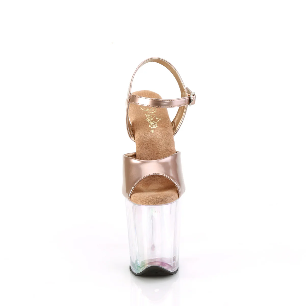 FLAMINGO-809HT  Rose Gold Holo Patent/Holo Tinted - Image 2