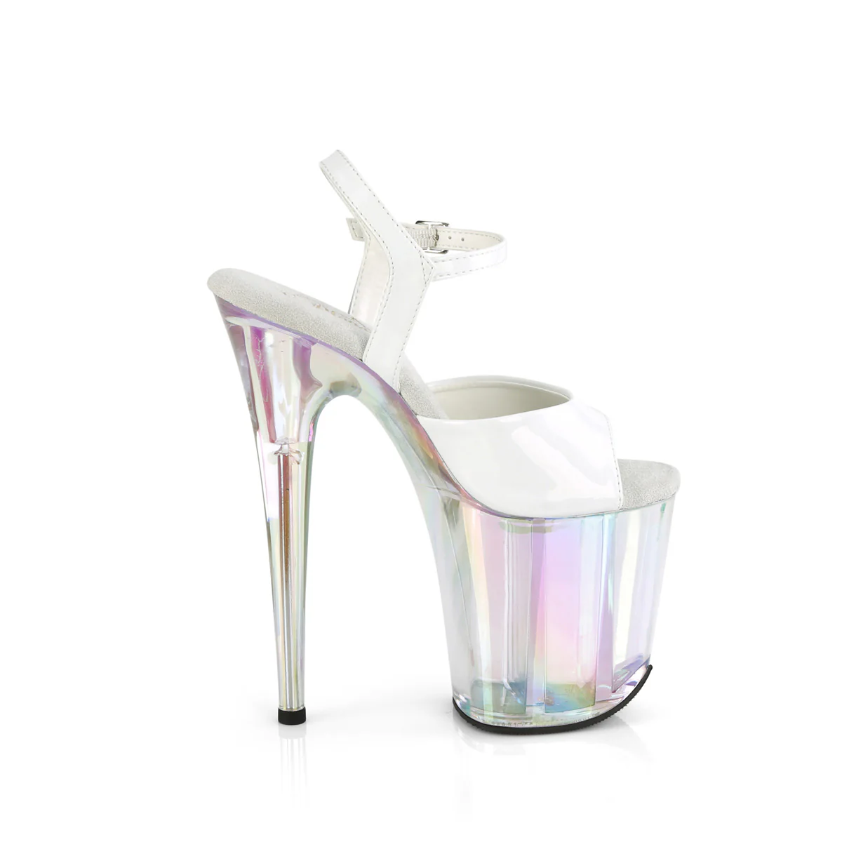 FLAMINGO-809HT  White Holo Patent/Holo Tinted - Image 5