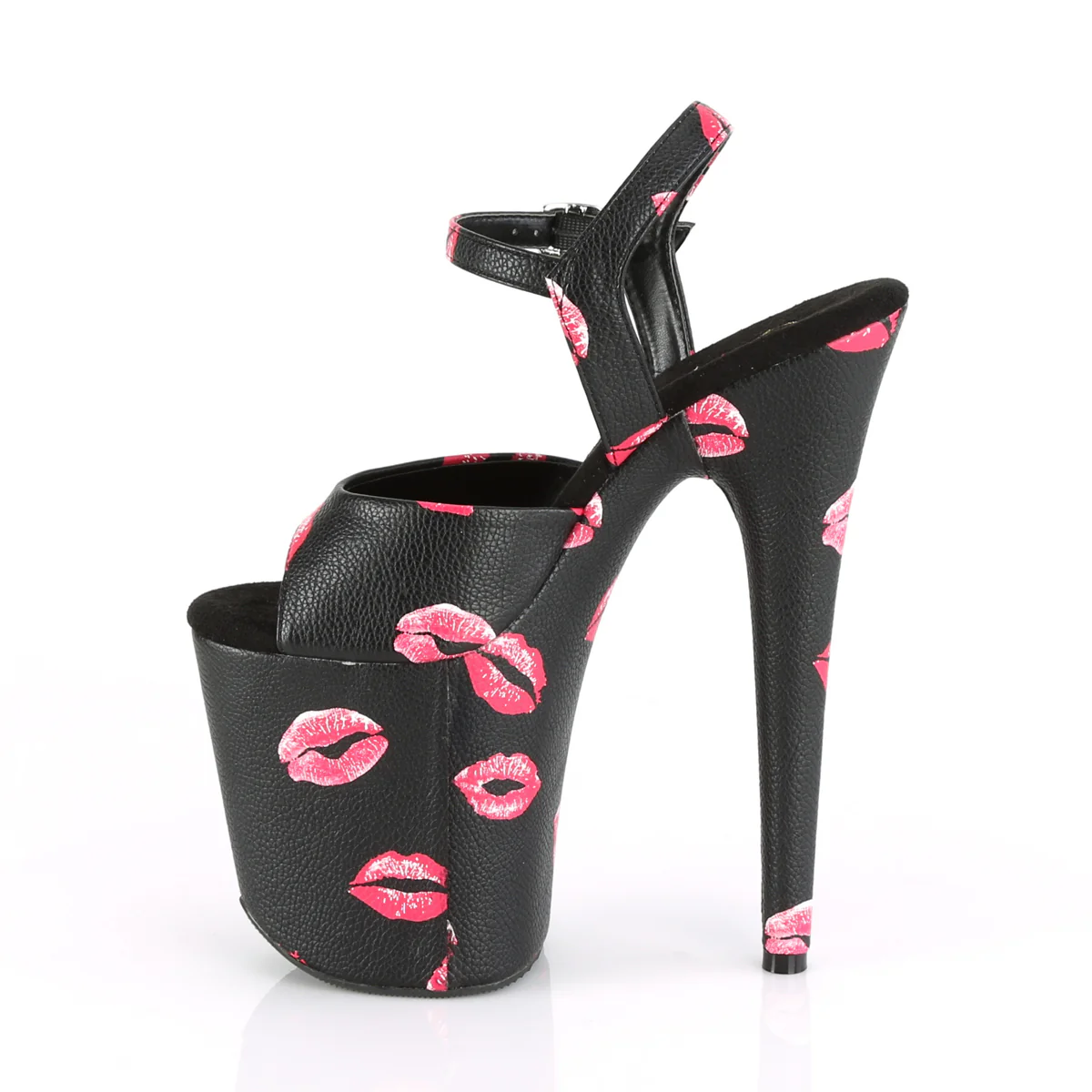 FLAMINGO-809 KISSES Black Faux Leather/Black Faux Leather - Image 3