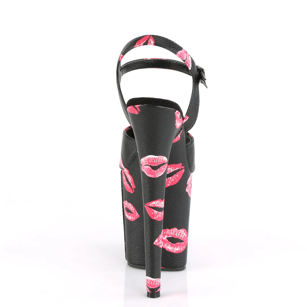FLAMINGO-809 KISSES Black Faux Leather/Black Faux Leather - Image 4
