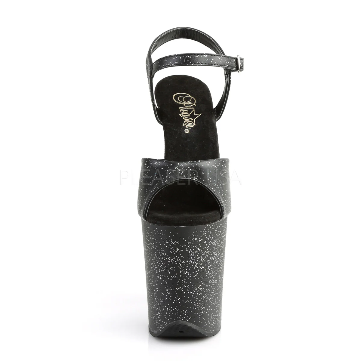 FLAMINGO-809MMG  Black Faux Leather/Black Matte - Image 2