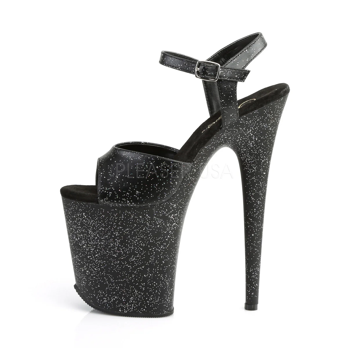 FLAMINGO-809MMG  Black Faux Leather/Black Matte - Image 3