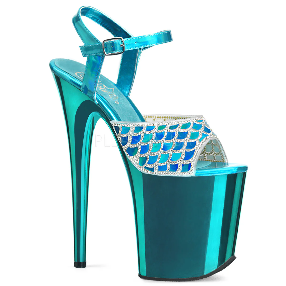 FLAMINGO-809MMRS Turquoise Hologram/Turquoise Chrome