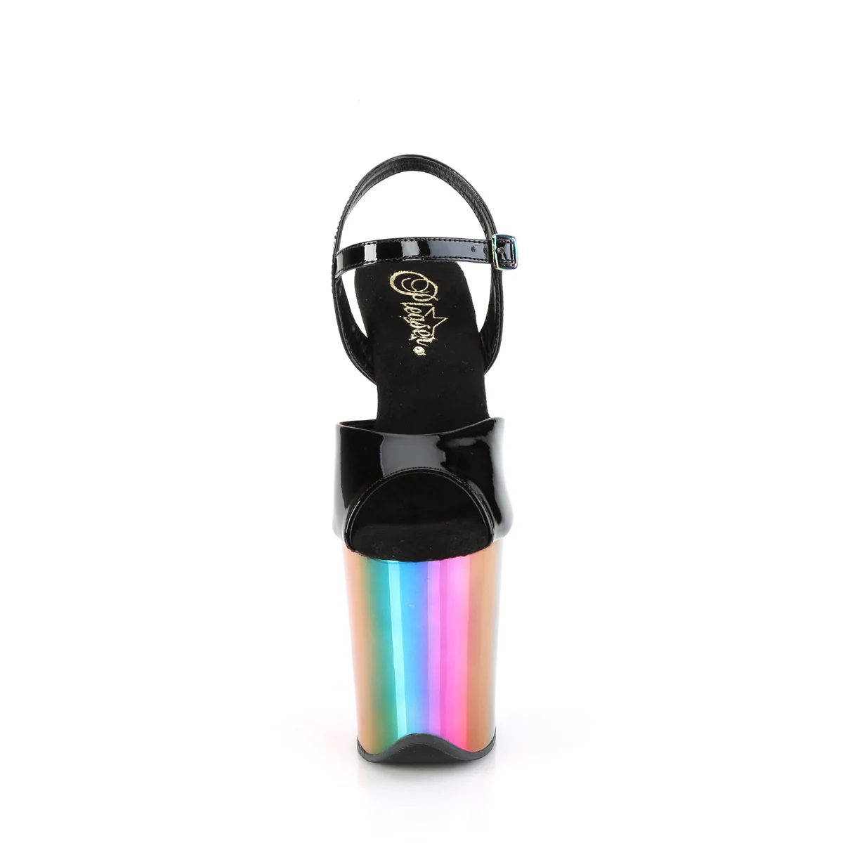 FLAMINGO-809RC  Black Patent/Rainbow Chrome - Image 2