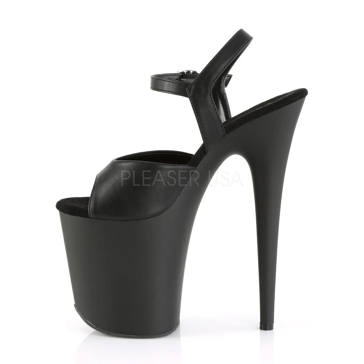 FLAMINGO-809RSSP  Black Faux Leather/Black Matte - Image 2