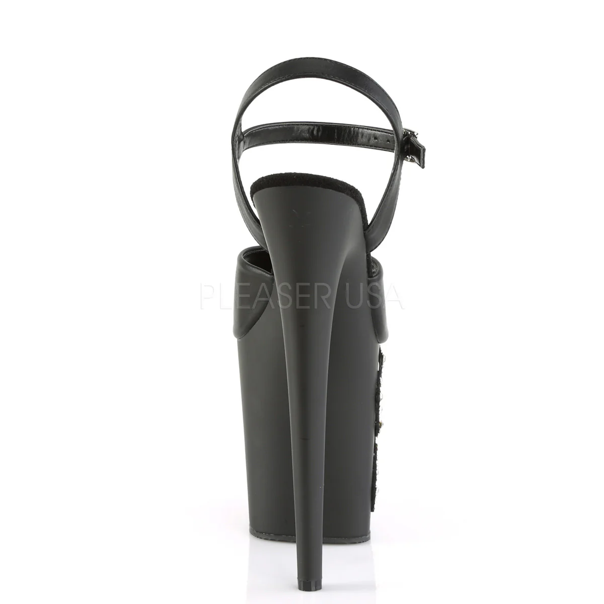 FLAMINGO-809RSSP  Black Faux Leather/Black Matte - Image 3